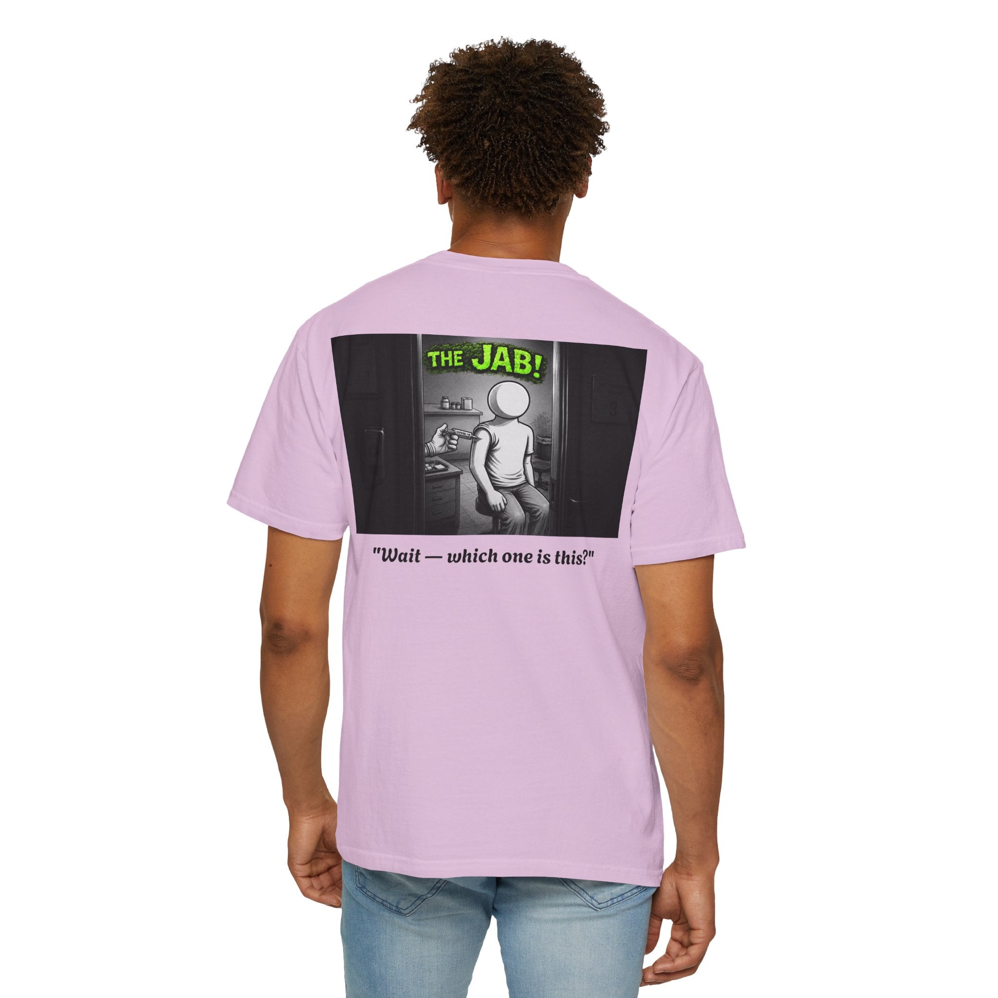 I Survived 2020 — Director's Cut S1:E3 "The Jab!" | Pandemic Edition Unisex Garment-Dyed T-shirt
