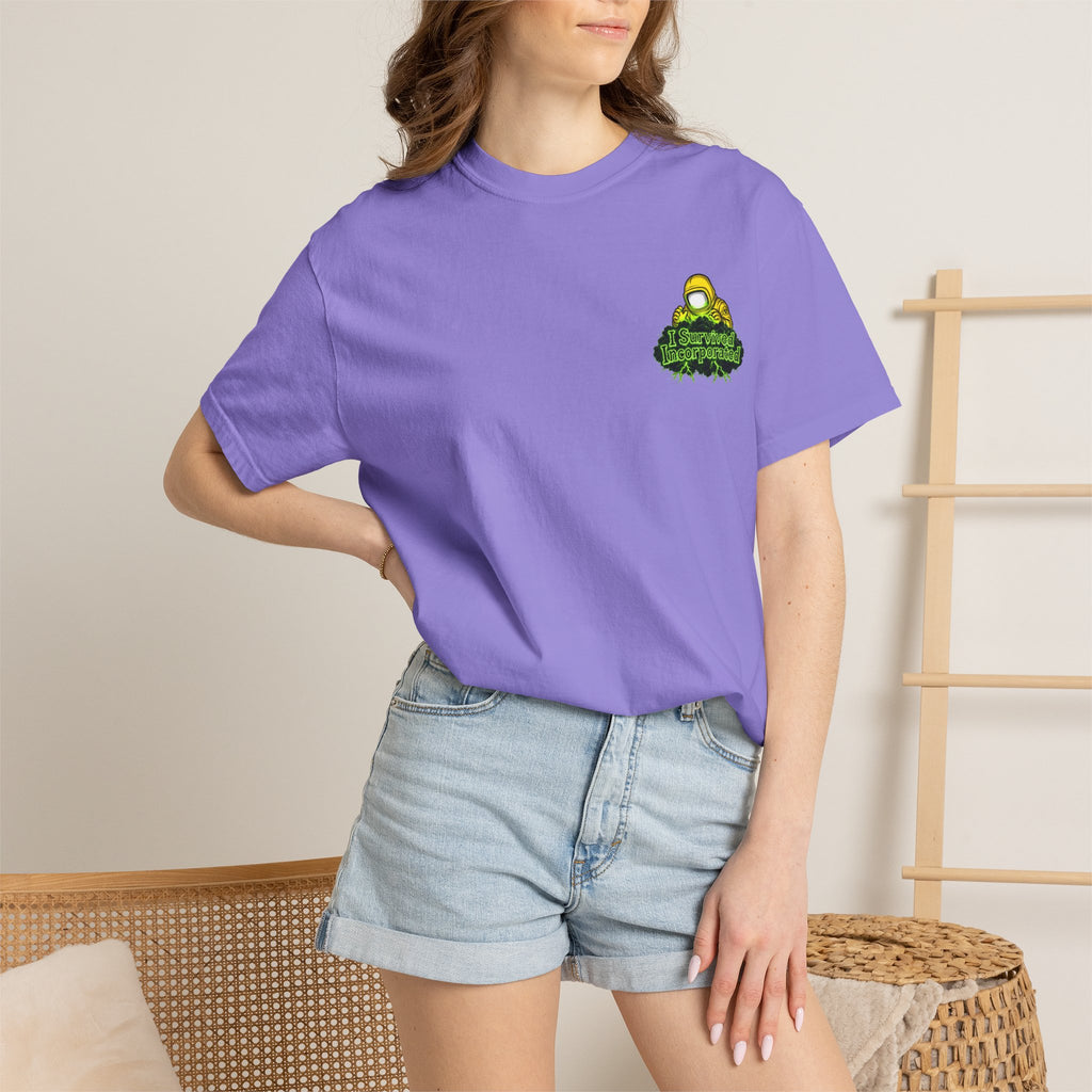 I Survived 2020 — "Please Stand By" Test Pattern Toxic Signal Tee Summer Premiere Unisex Garment-Dyed T-shirt
