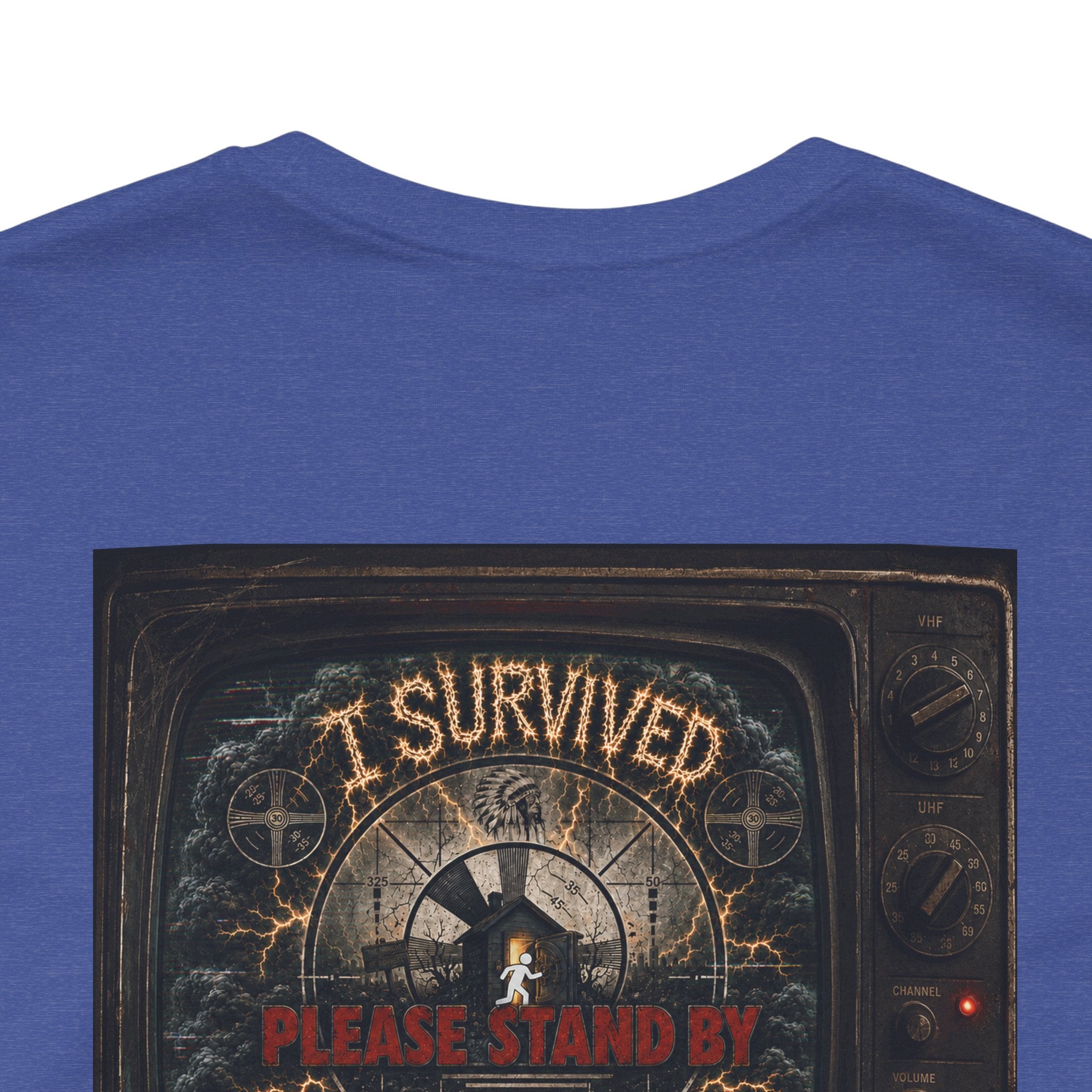 I Survived 2020 — "Please Stand By" Test Pattern Tee Summer Premier Unisex Jersey Short Sleeve Tee