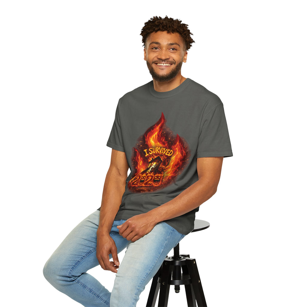I Survived 2020 — Director's Cut S2:E4 "Western U.S. Wildfire Season" | Mid-Season Finale Pt. 1 | Wildfire Edition Memorial Unisex Garment-Dyed T-shirt