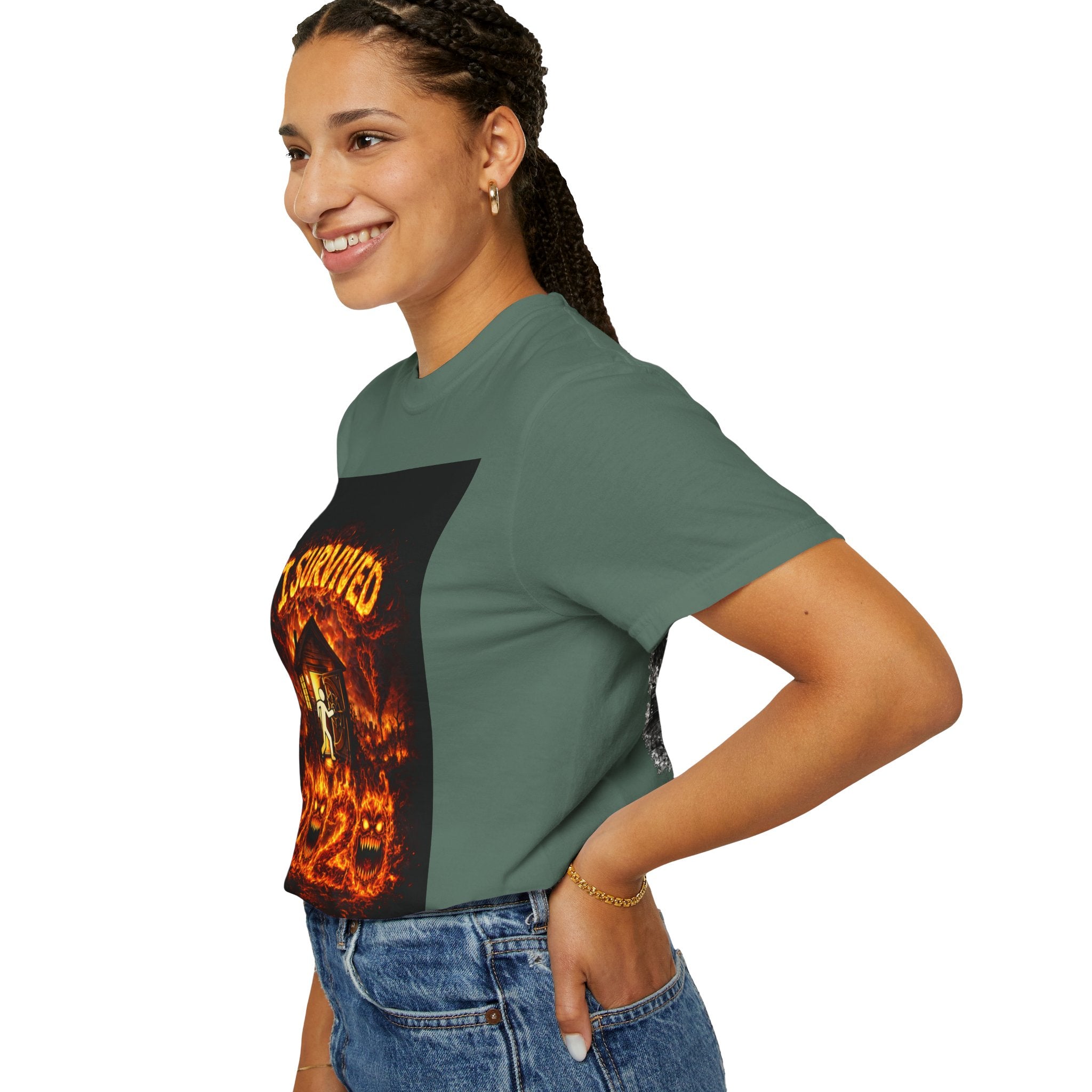 I Survived 2020 — WILDFIRES S2:E2: "The Bobcat Fire" Memorial Unisex Garment-Dyed T-shirt