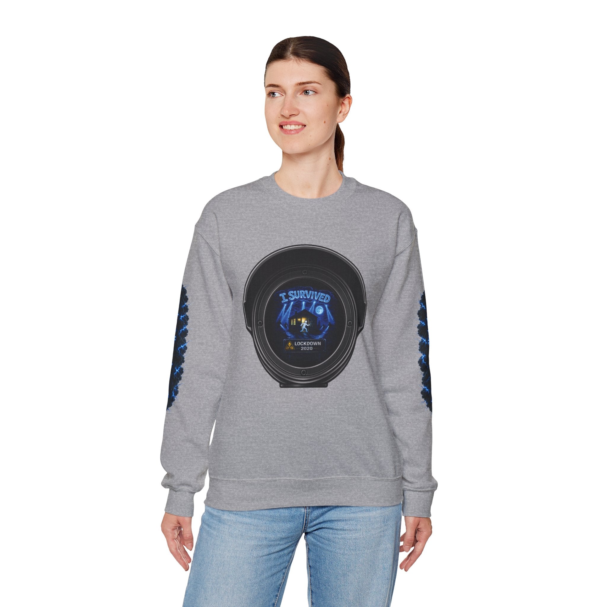 I Survived 2020 — Director's Cut S3:E2 "Dating Under Lockdown" | Lockdown Edition Documentary Unisex Heavy Blend™ Crewneck Sweatshirt