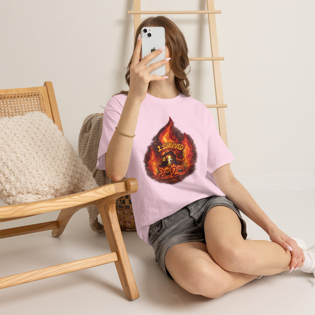 I Survived 2020 — Director's Cut S2:E1 "Berry Creek" | Wildfire Edition Memorial Unisex Heavy Cotton Tee