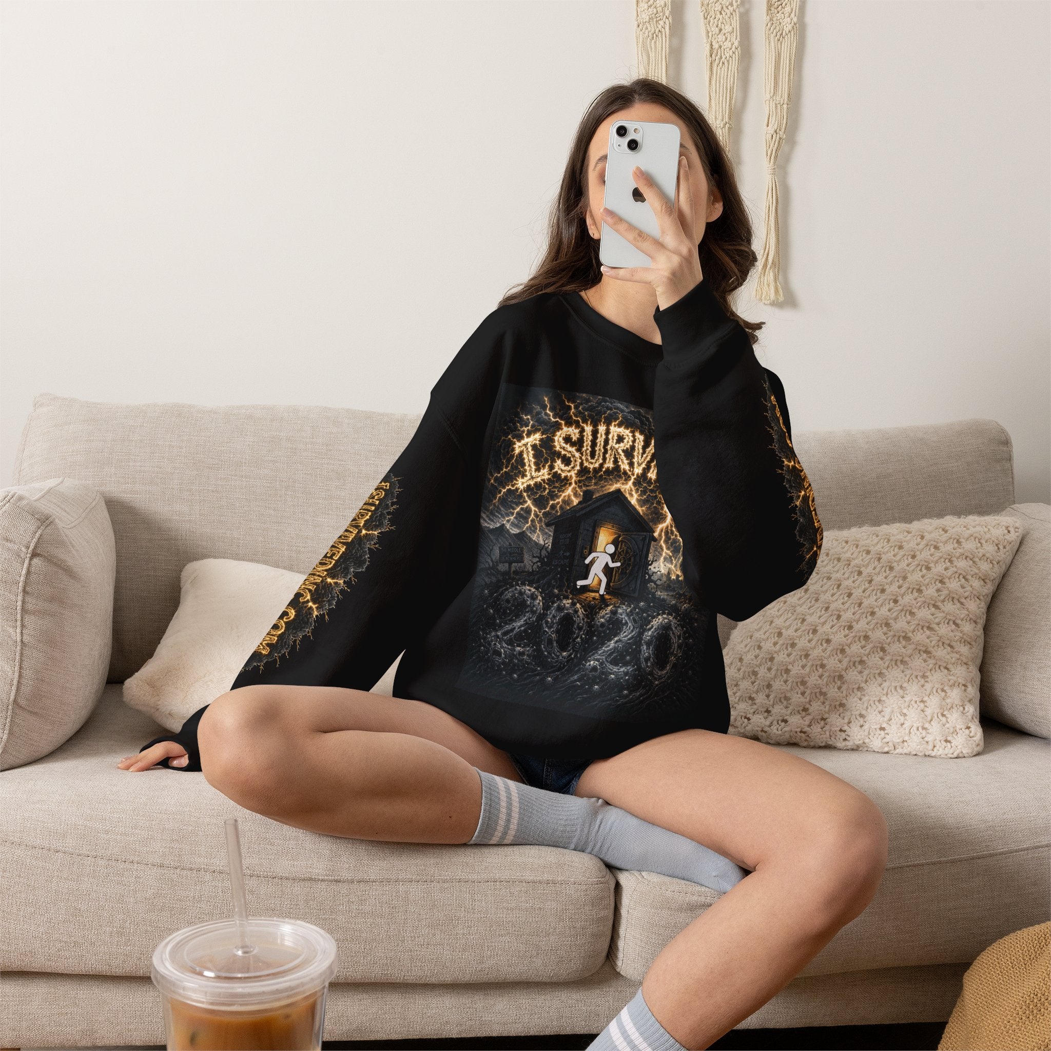 I Survived 2020 — Original PILOT Design: Special Edition Unisex Heavy Blend™ Crewneck Sweatshirt