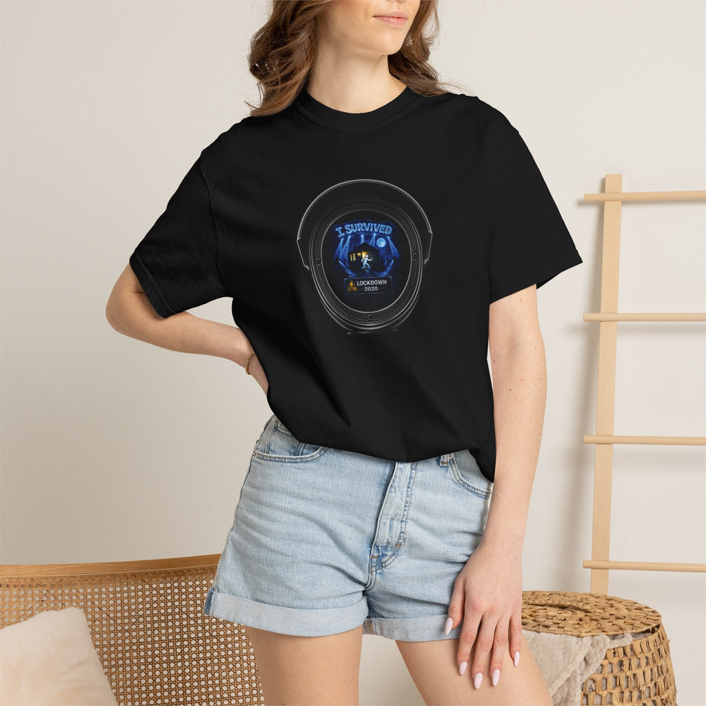 I Survived 2020 —  LOCKDOWN S3:E1: Director's Cut "Quarantine" Unisex Garment-Dyed T-shirt