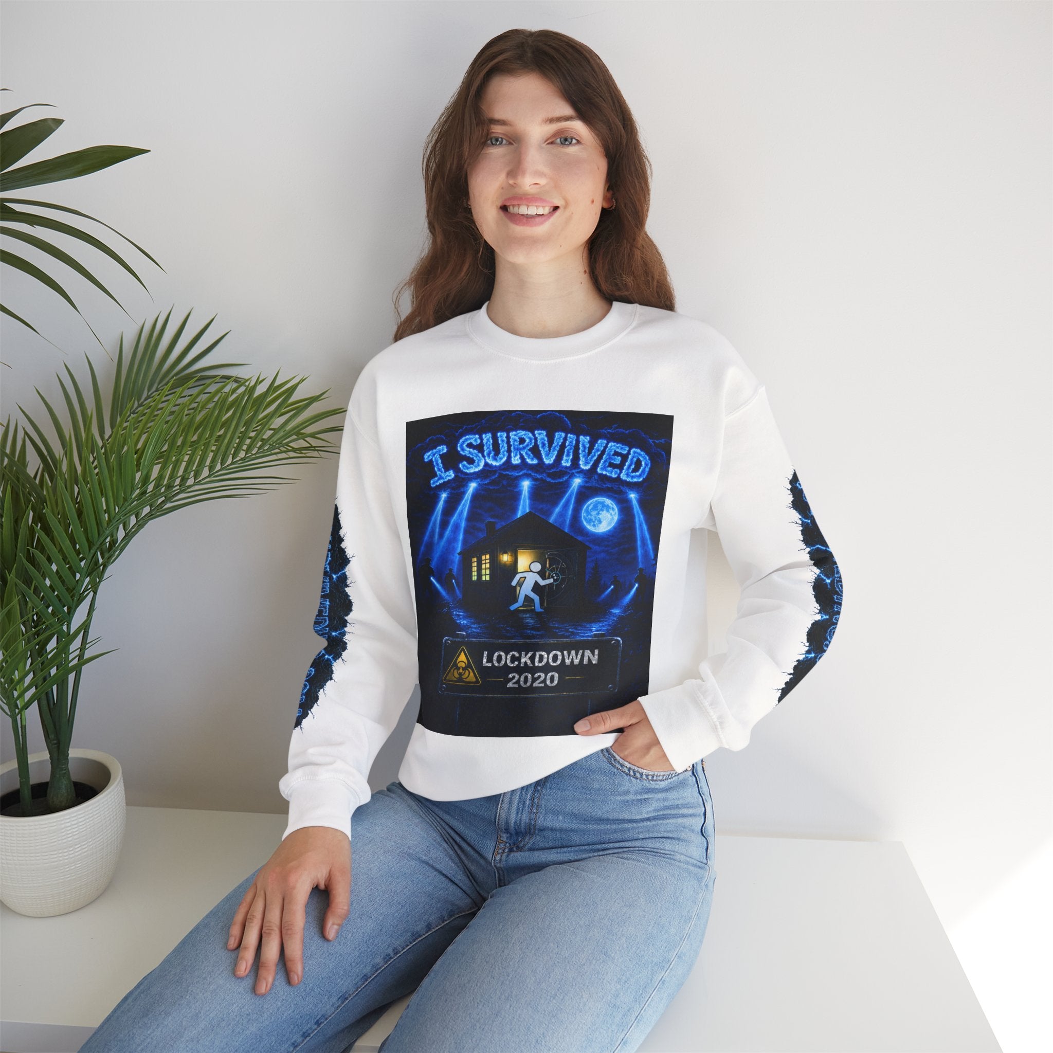 I Survived 2020 — LOCKDOWN S3:E2: Special Edition "Dating Under Lockdown" Unisex Heavy Blend™ Crewneck Sweatshirt