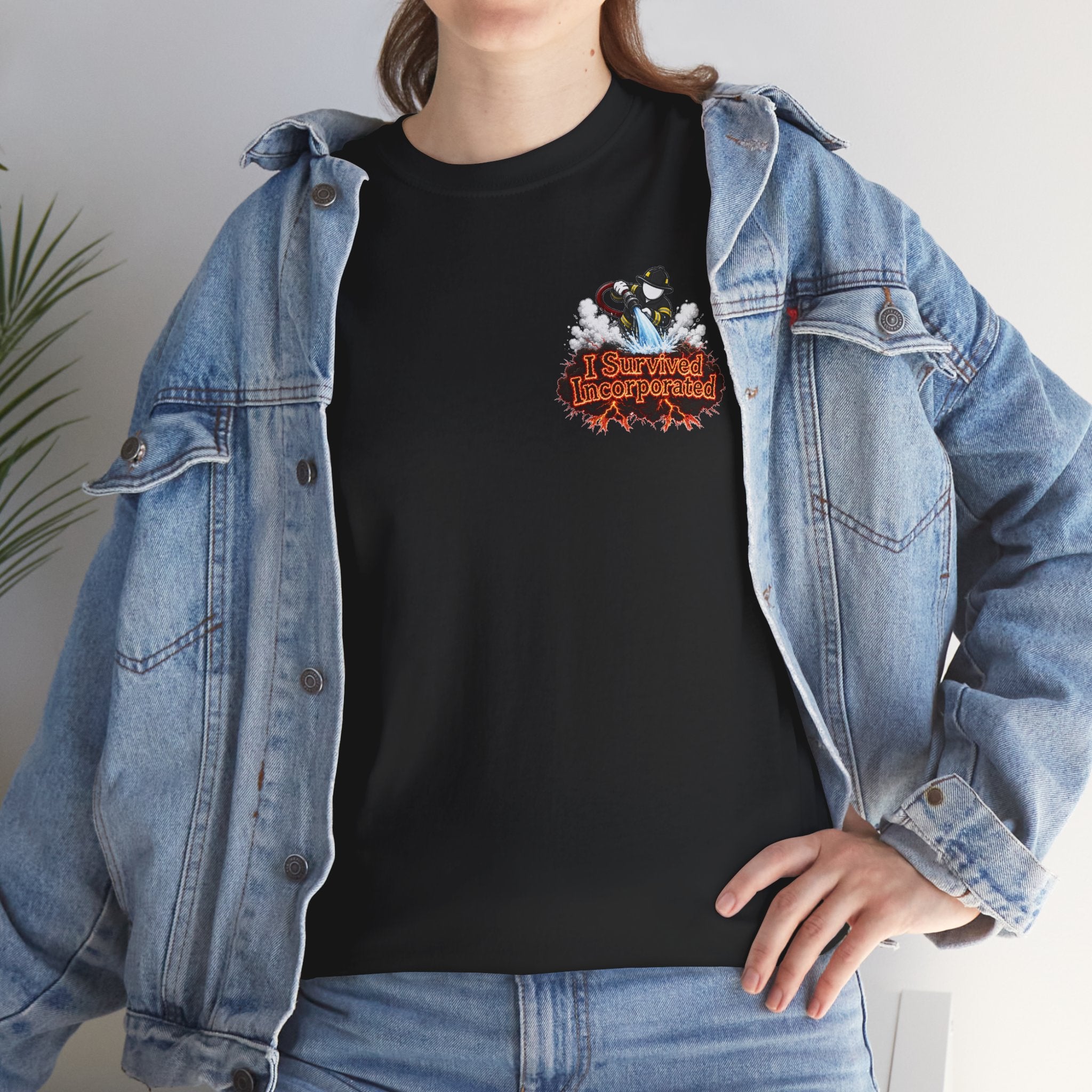 I Survived 2020 — "Please Stand By" Test Pattern Tee Wildfire Signal Edition Summer Premiere Unisex Heavy Cotton Tee