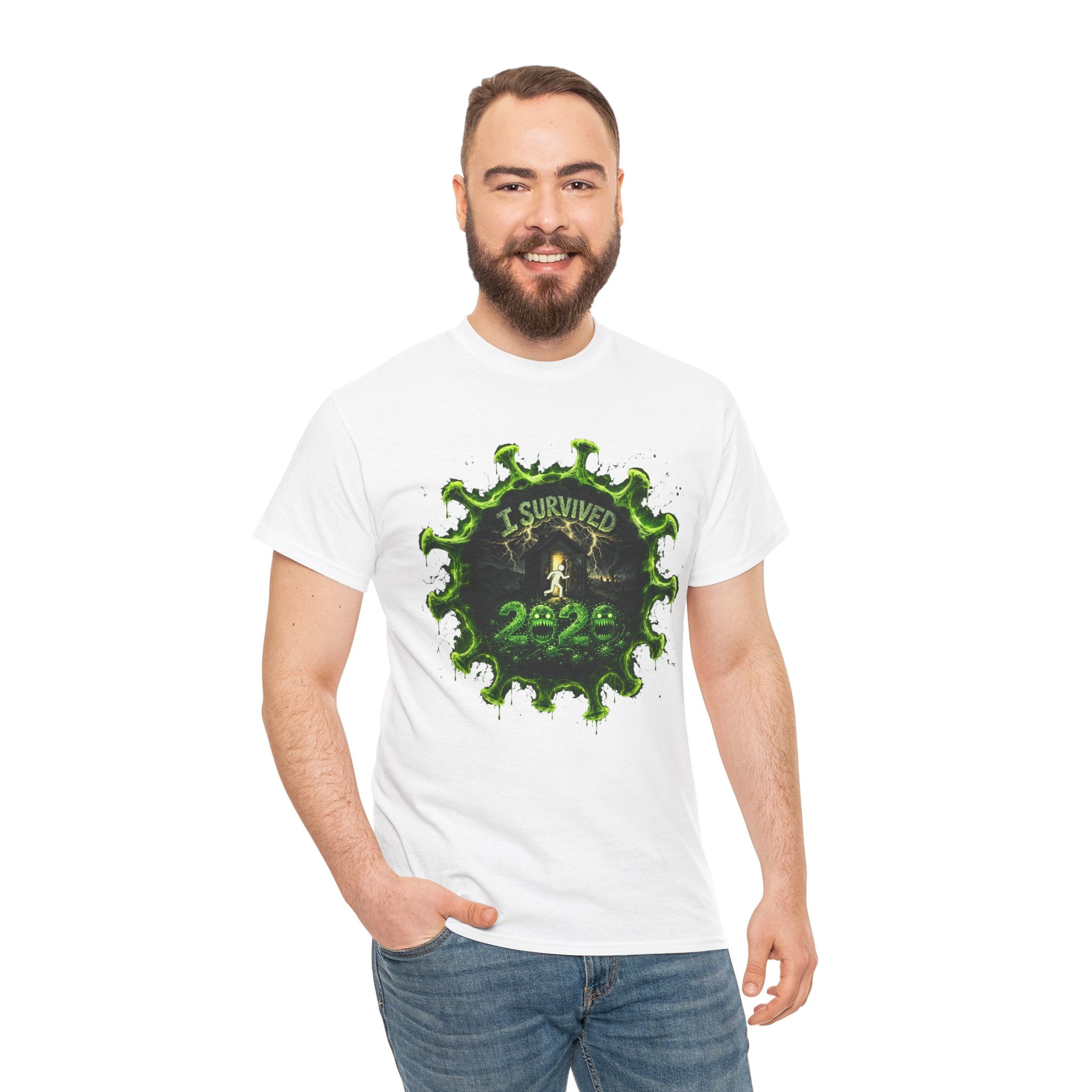 I Survived 2020 — Director's Cut S1:E4 "Mask Madness Mayhem Moment" | Pandemic Edition Unisex Heavy Cotton Tee