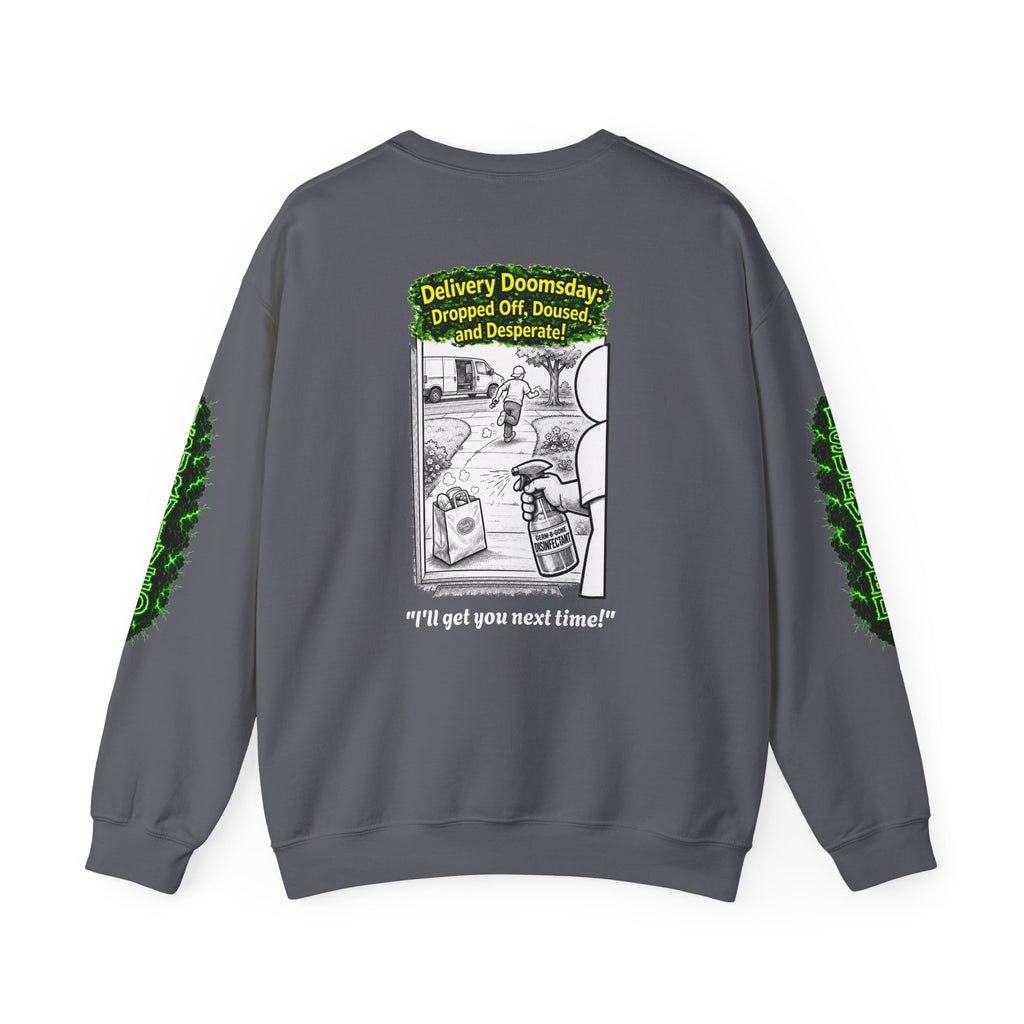 I Survived 2020 — PANDEMIC S1:E5: Director's Cut "Delivery Doomsday" Unisex Heavy Blend™ Crewneck Sweatshirt