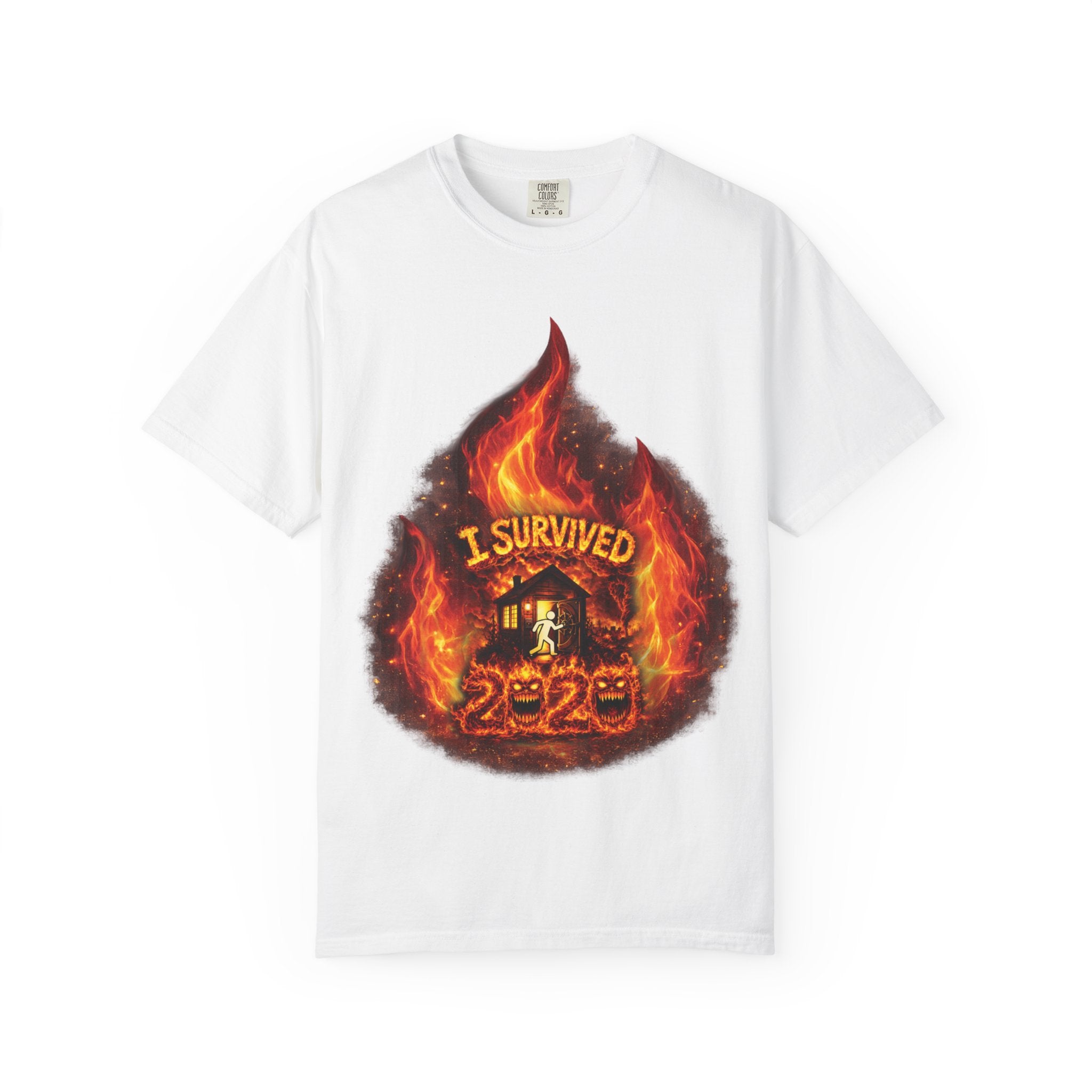 I Survived 2020 — Director's Cut S2:E3 "The California Wildfires" | Wildfire Edition Memorial Unisex Garment-Dyed T-shirt