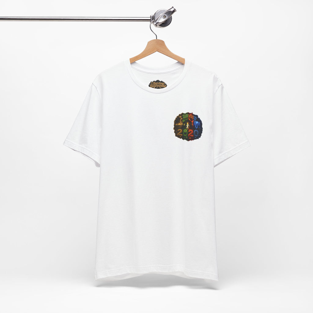 I Survived 2020 — "No Signal" Test Pattern Tee Alien Broadcast Finale Summer Premiere Unisex Jersey Short Sleeve Tee