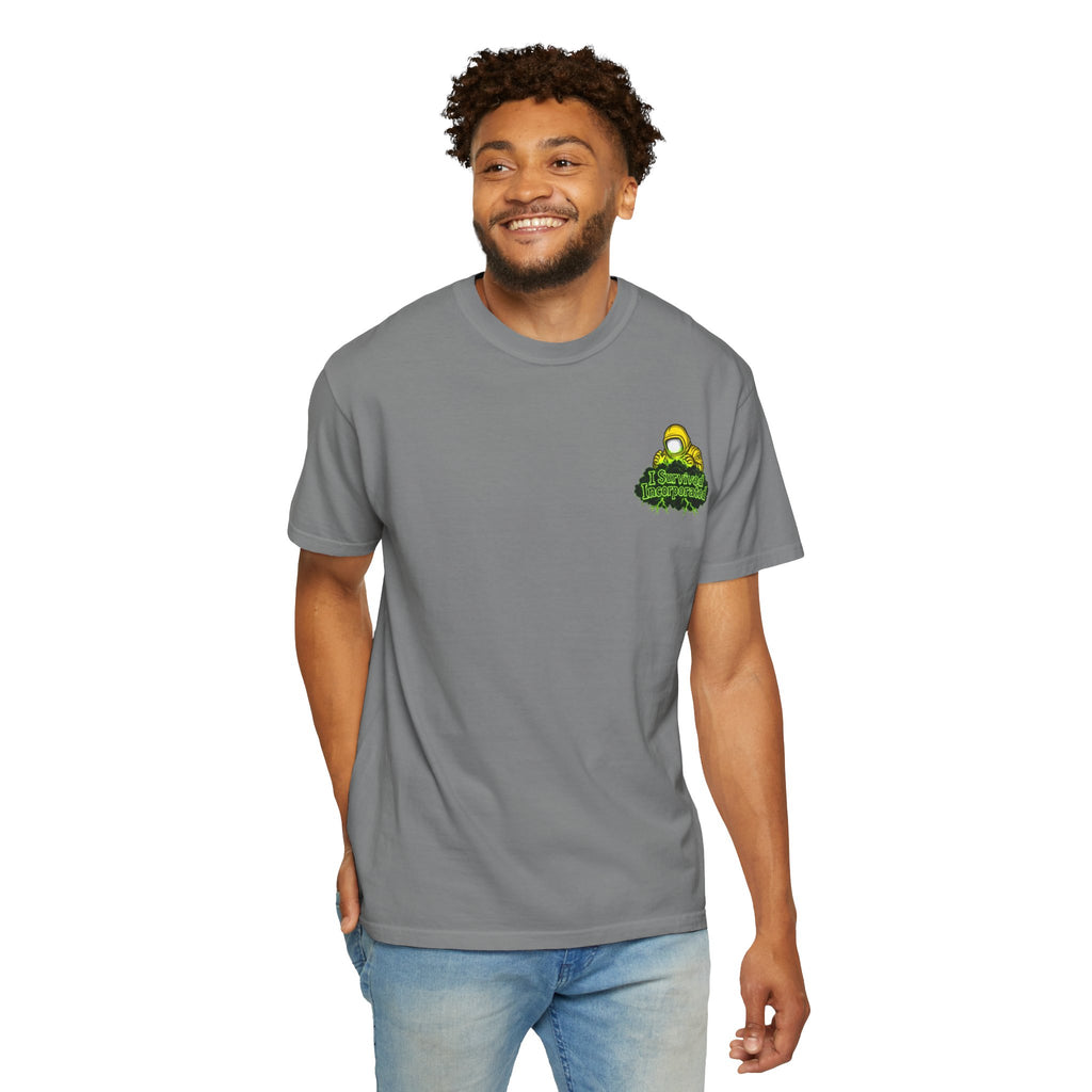 I Survived 2020 — "Please Stand By" Test Pattern Toxic Signal Tee Summer Premiere Unisex Garment-Dyed T-shirt