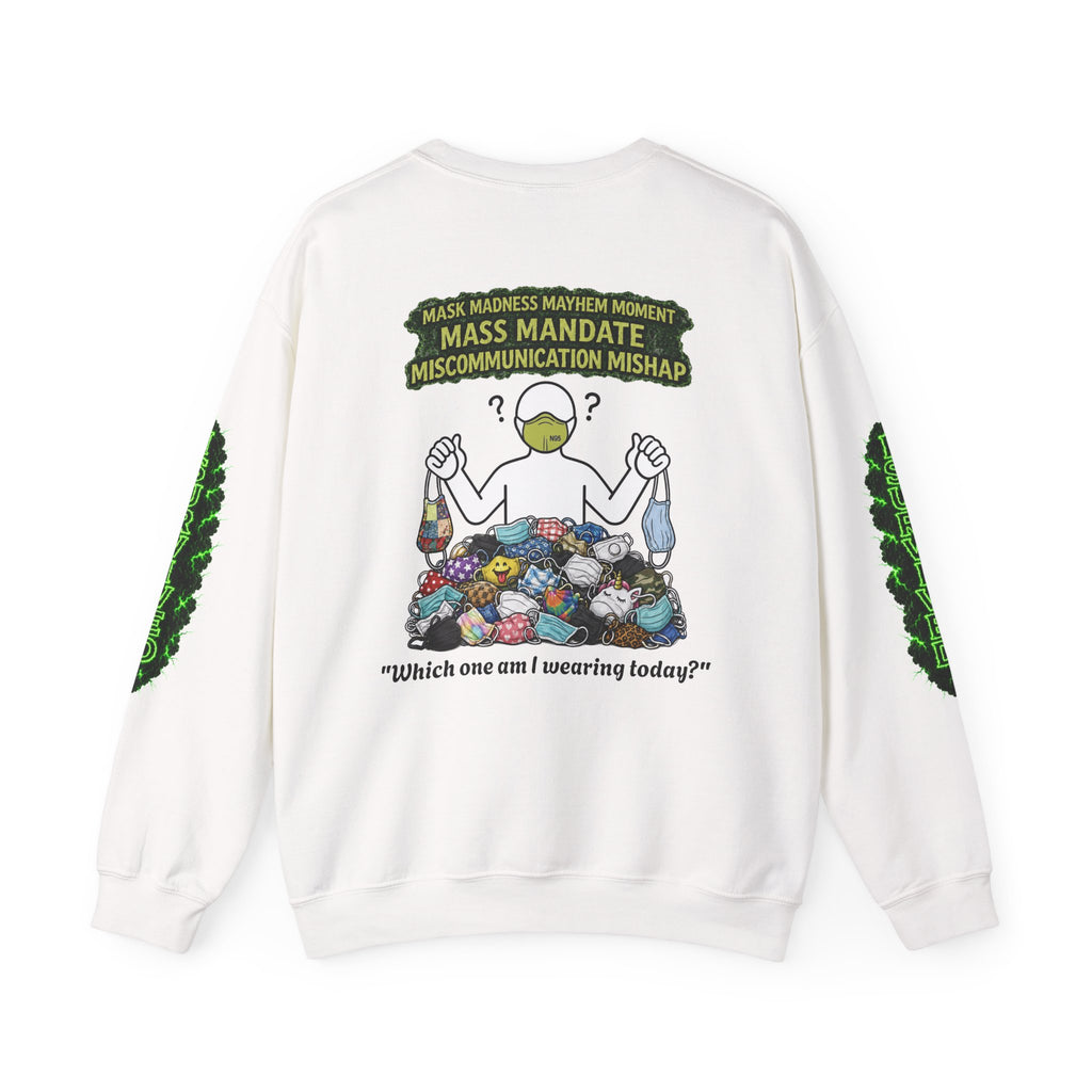 I Survived 2020 — Director's Cut S1:E4 "Mask Madness Mayhem Moment" | Pandemic Edition Unisex Heavy Blend™ Crewneck Sweatshirt