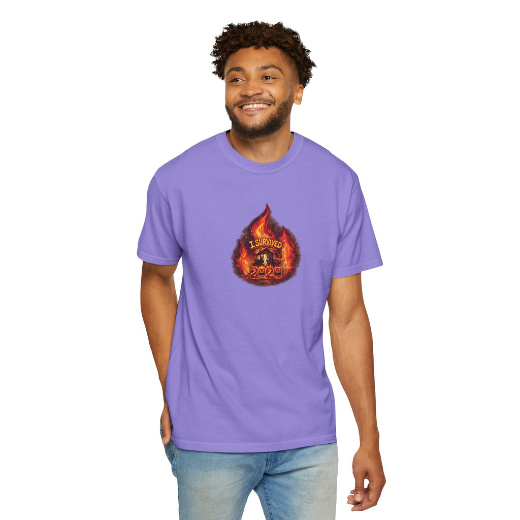 I Survived 2020 — WILDFIRES S2:E4: Director's Cut "Western U.S. Wildfire Season" Memorial Unisex Garment-Dyed T-shirt