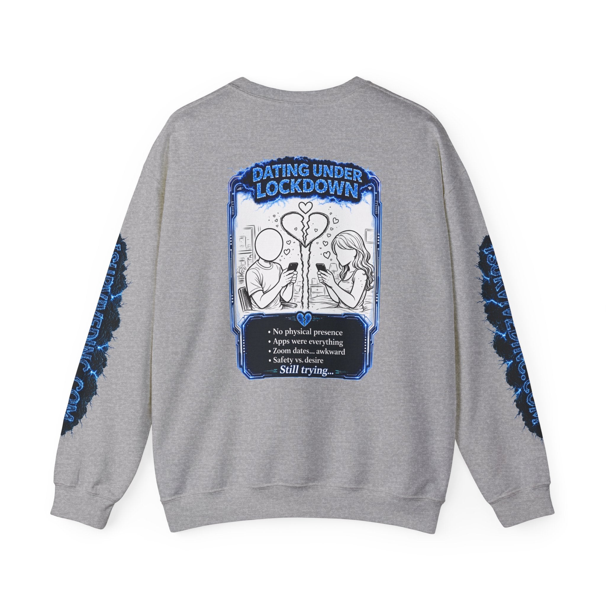 I Survived 2020 — LOCKDOWN S3:E2: Special Edition "Dating Under Lockdown" Unisex Heavy Blend™ Crewneck Sweatshirt