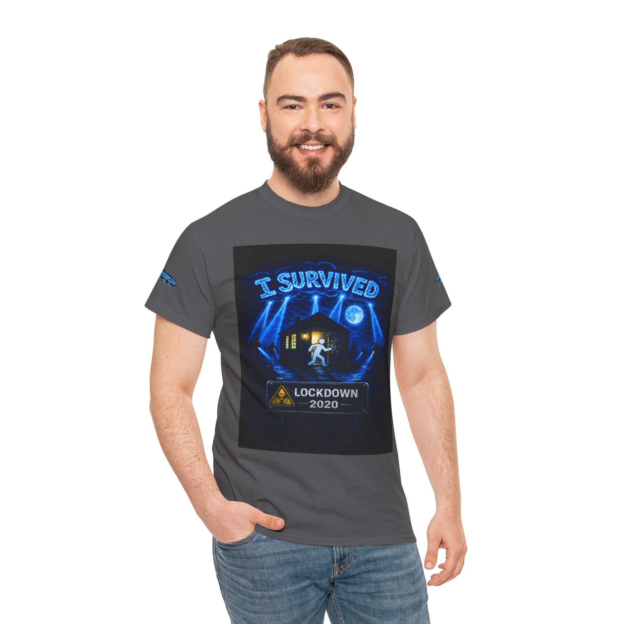 I Survived 2020 — S3:E2 "Dating Under Lockdown" | Lockdown Edition Documentary Unisex Heavy Cotton Tee (SPECIAL EDITION)