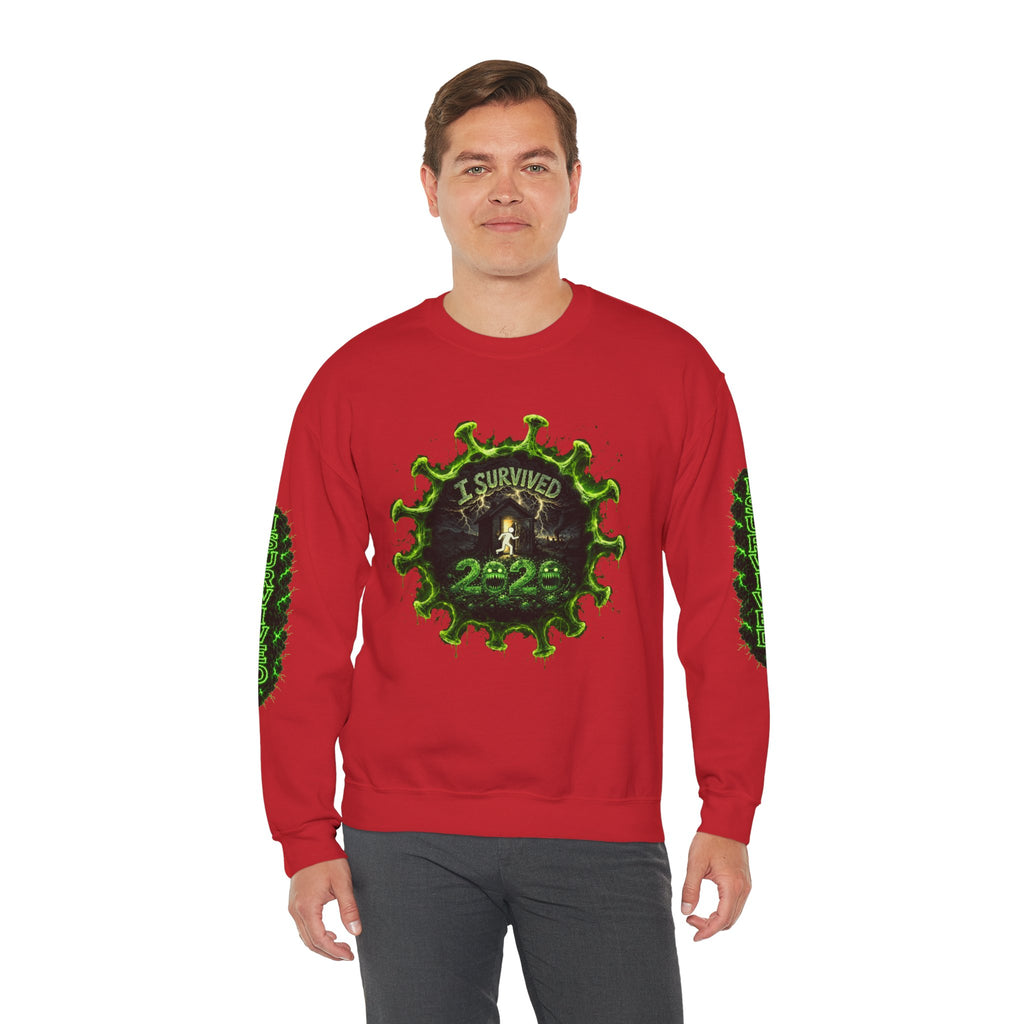 I Survived 2020 — Director's Cut S1:E2 "The Coming of COVID" | Pandemic Edition Unisex Heavy Blend™ Crewneck Sweatshirt