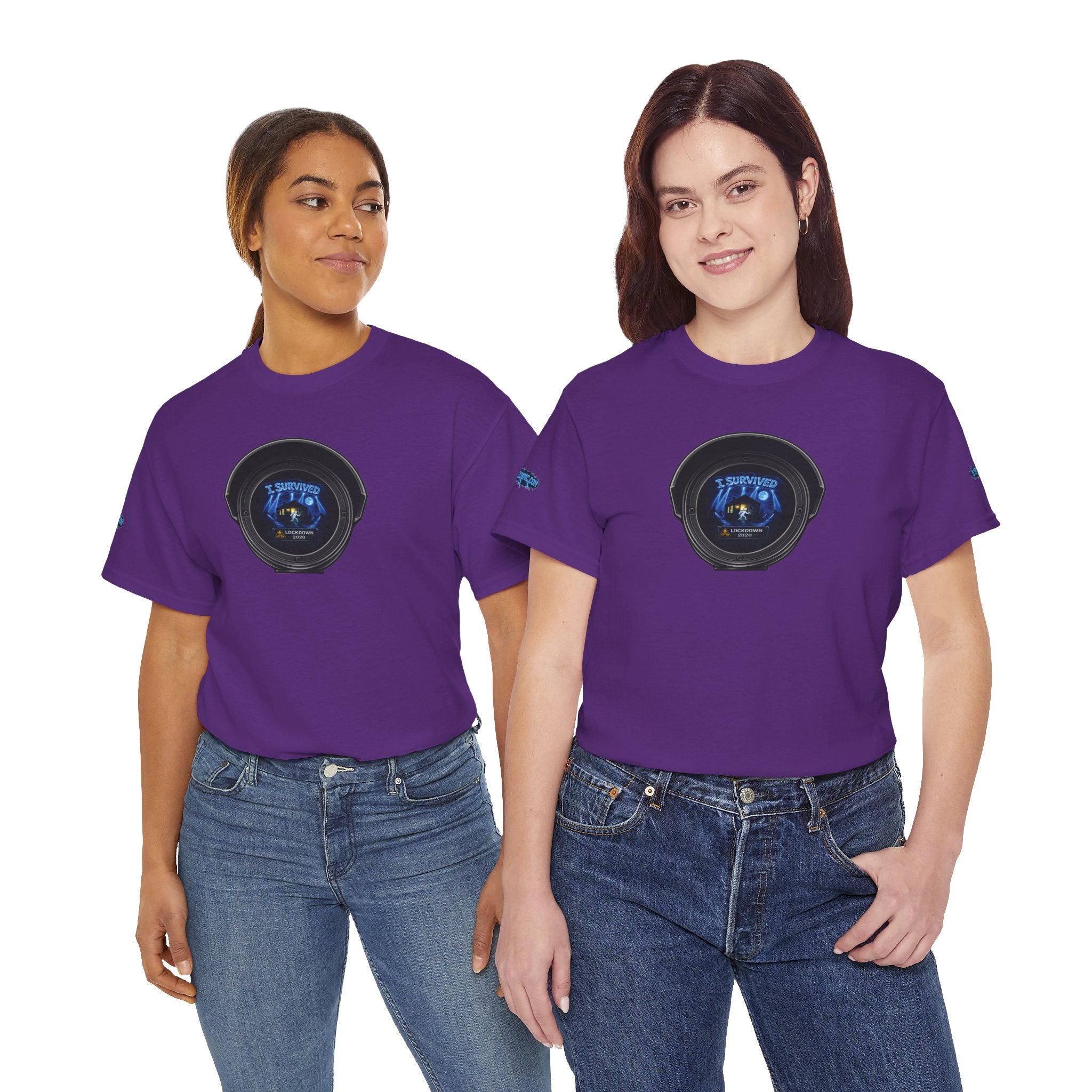 I Survived 2020 — LOCKDOWN S3:E3: Director's Cut Special Edition "Working From Home" Unisex Heavy Cotton Tee