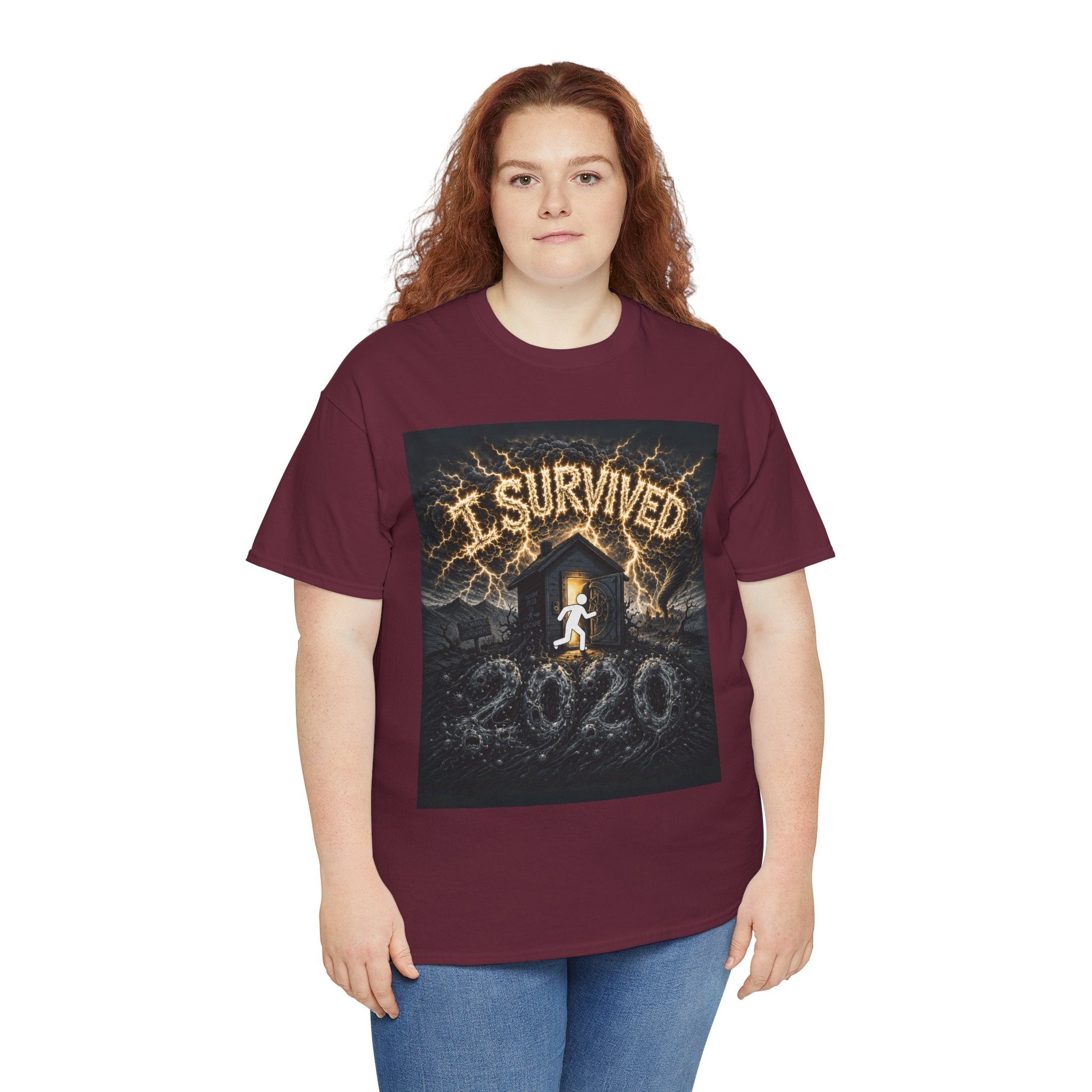 I Survived 2020 — Original PILOT Design Unisex Heavy Cotton Tee