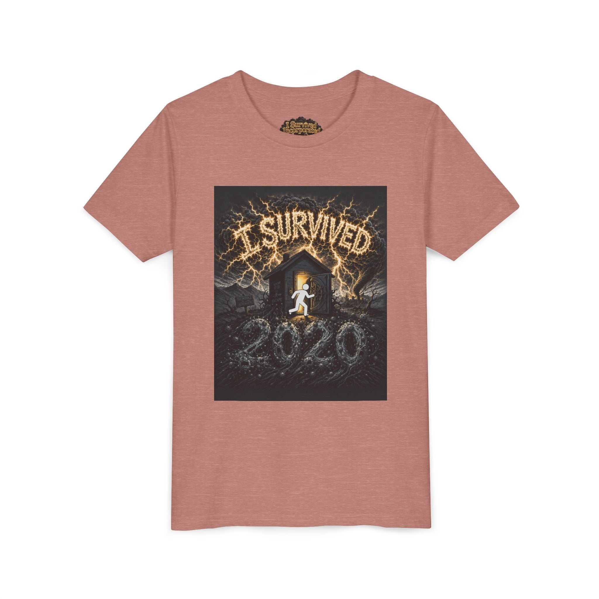 I Survived 2020 — Original Design Teaser Tee | Season 1 Premiere Drop Youth Short Sleeve Tee