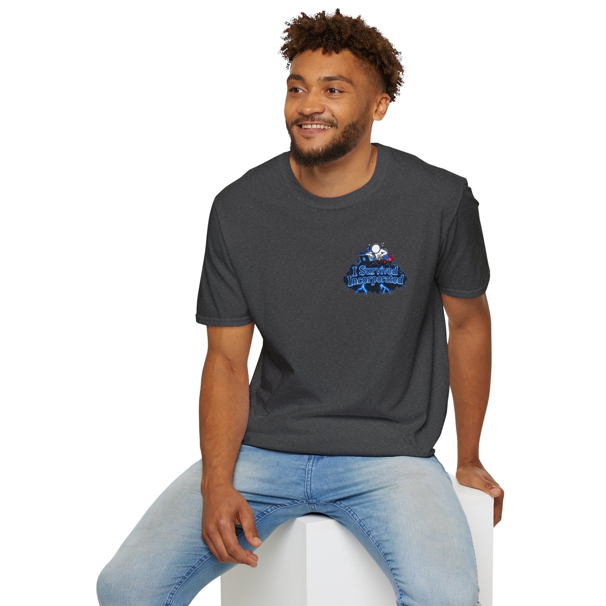 I Survived 2020 — "Please Stand By" Test Pattern Tee Lockdown Edition Summer Exclusive Unisex Softstyle T-Shirt
