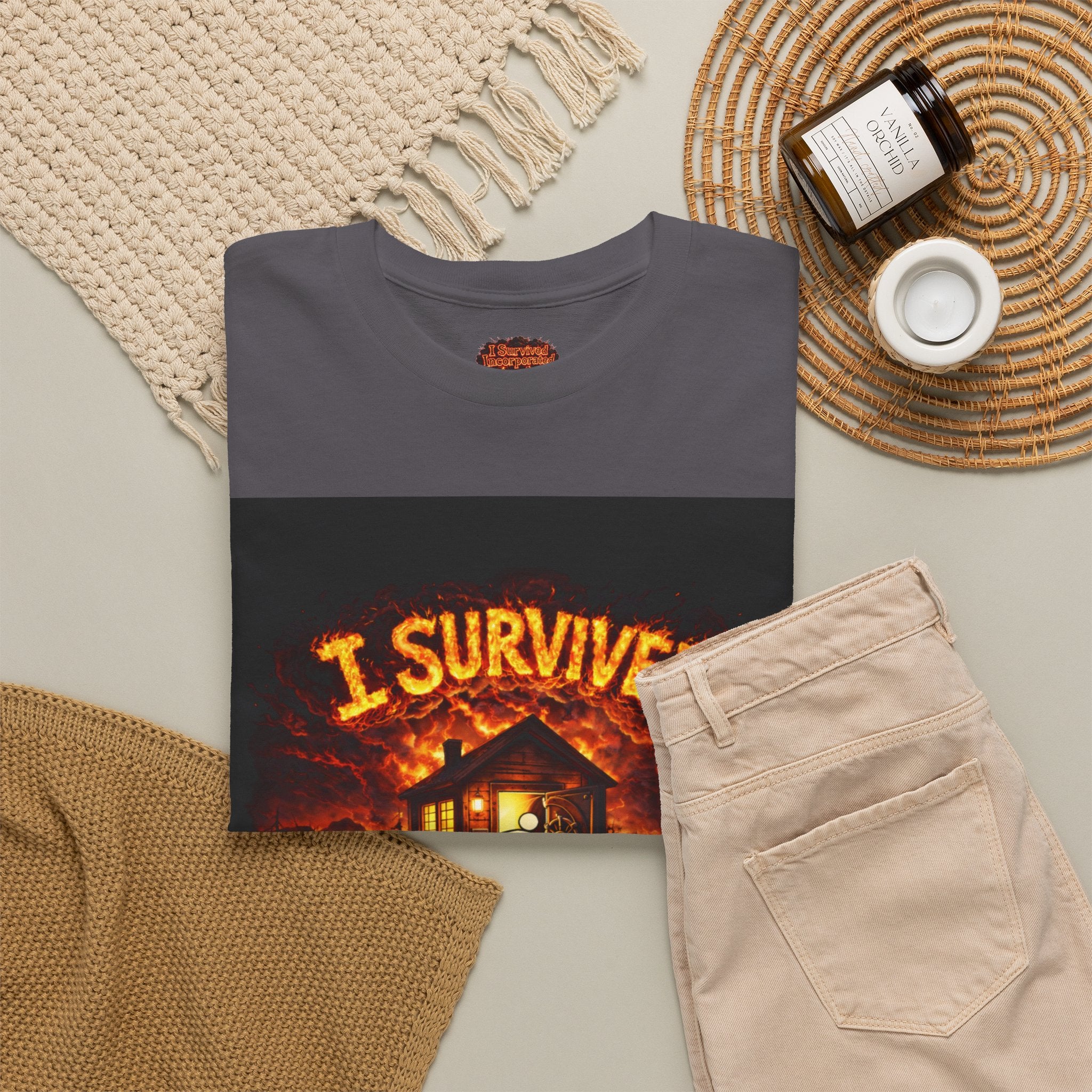 I Survived 2020 — WILDFIRES S2:E4: Special Edition "Western U.S." Memorial Unisex Heavy Cotton Tee