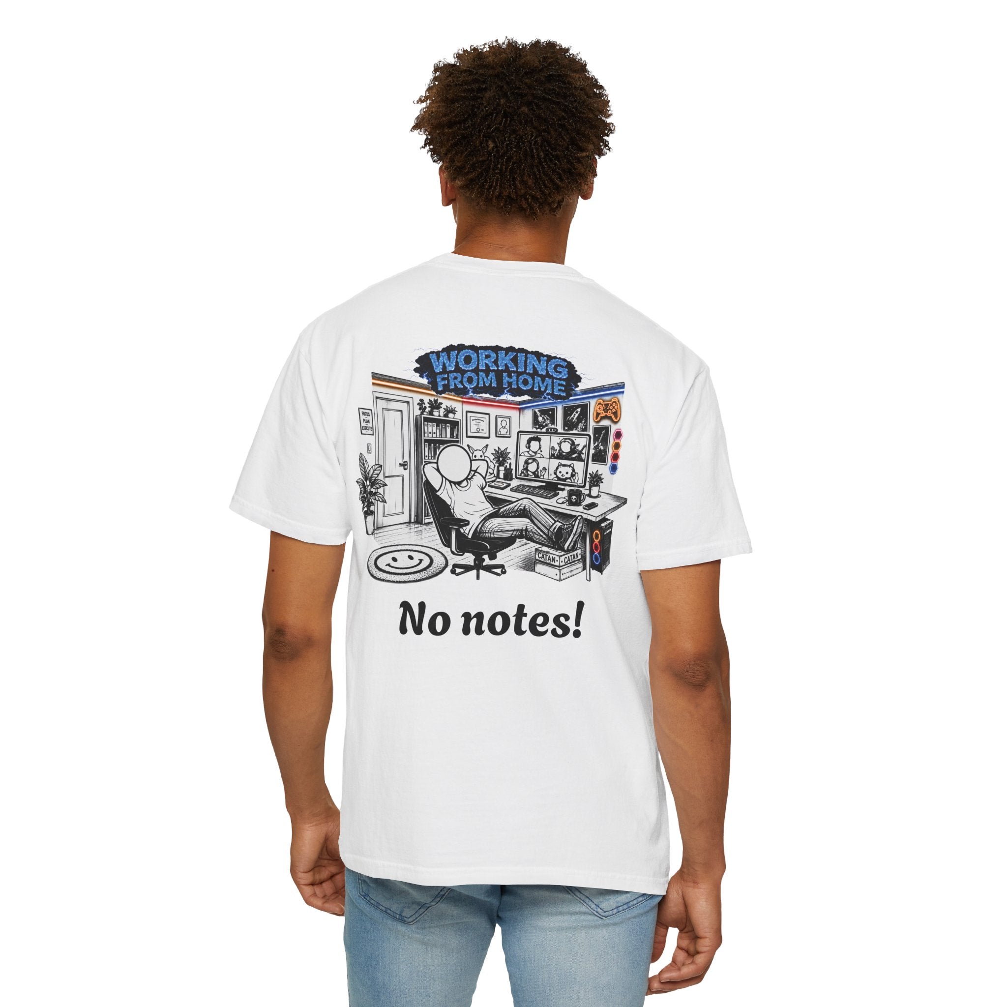 I Survived 2020 — LOCKDOWN S3:E4: "Working From Home" Unisex Garment-Dyed T-shirt