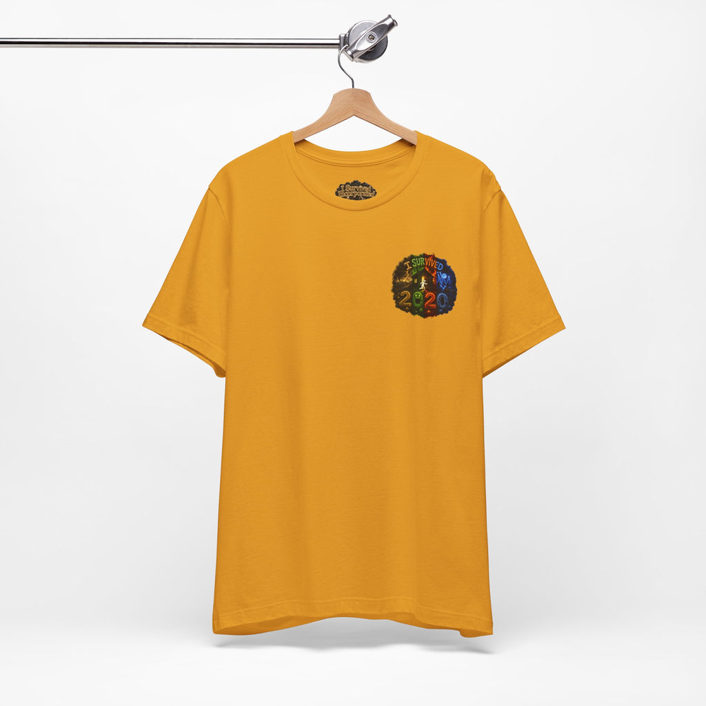 I Survived 2020 — "No Signal" Test Pattern Tee Alien Broadcast Finale Summer Premiere Unisex Jersey Short Sleeve Tee