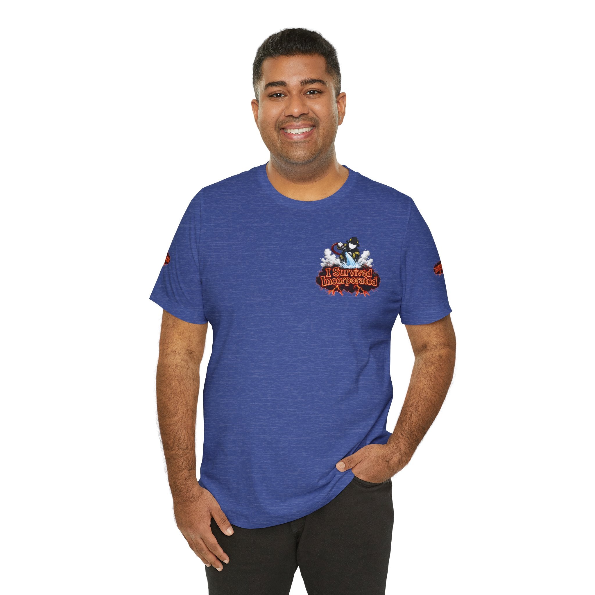 I Survived 2020 — "Please Stand By" Test Pattern Tee Wildfire Signal Special Edition Summer Premiere Unisex Jersey Short Sleeve Tee