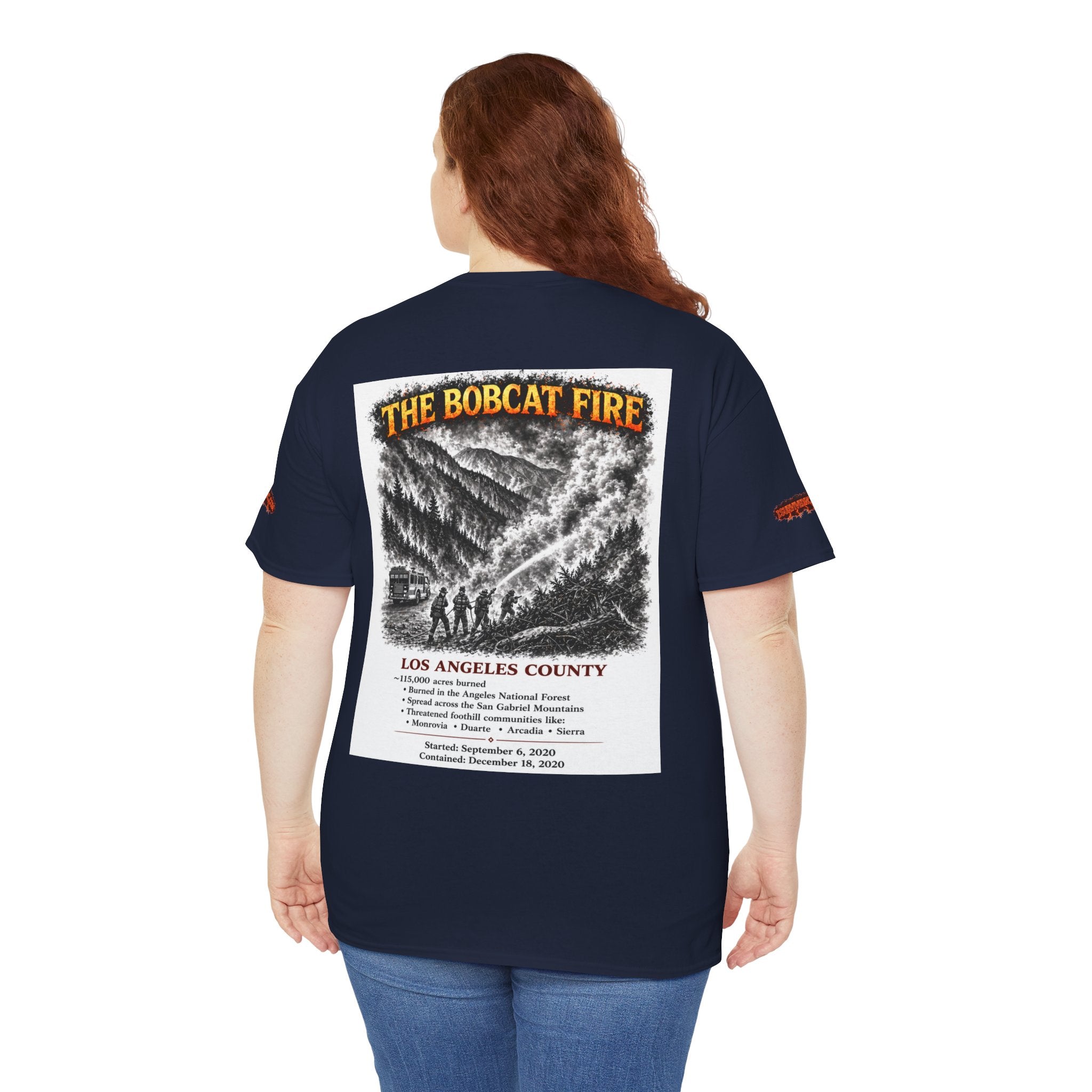 I Survived 2020 — S2:E2 "The Bobcat Fire" | Wildfire Edition Memorial Unisex Heavy Cotton Tee (SPECIAL EDITION)