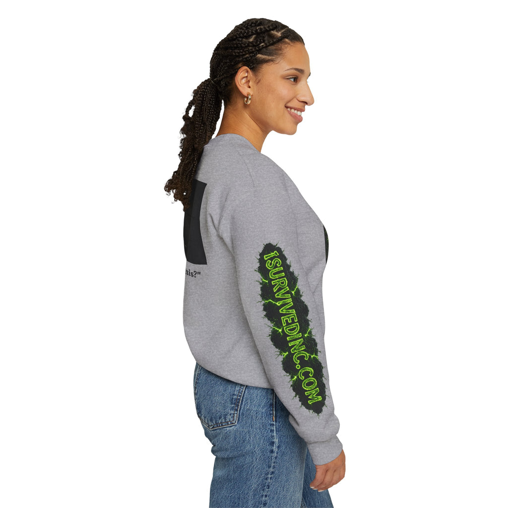 I Survived 2020 — S1:E3 "The Jab!" | Pandemic Edition Unisex Heavy Blend™ Crewneck Sweatshirt