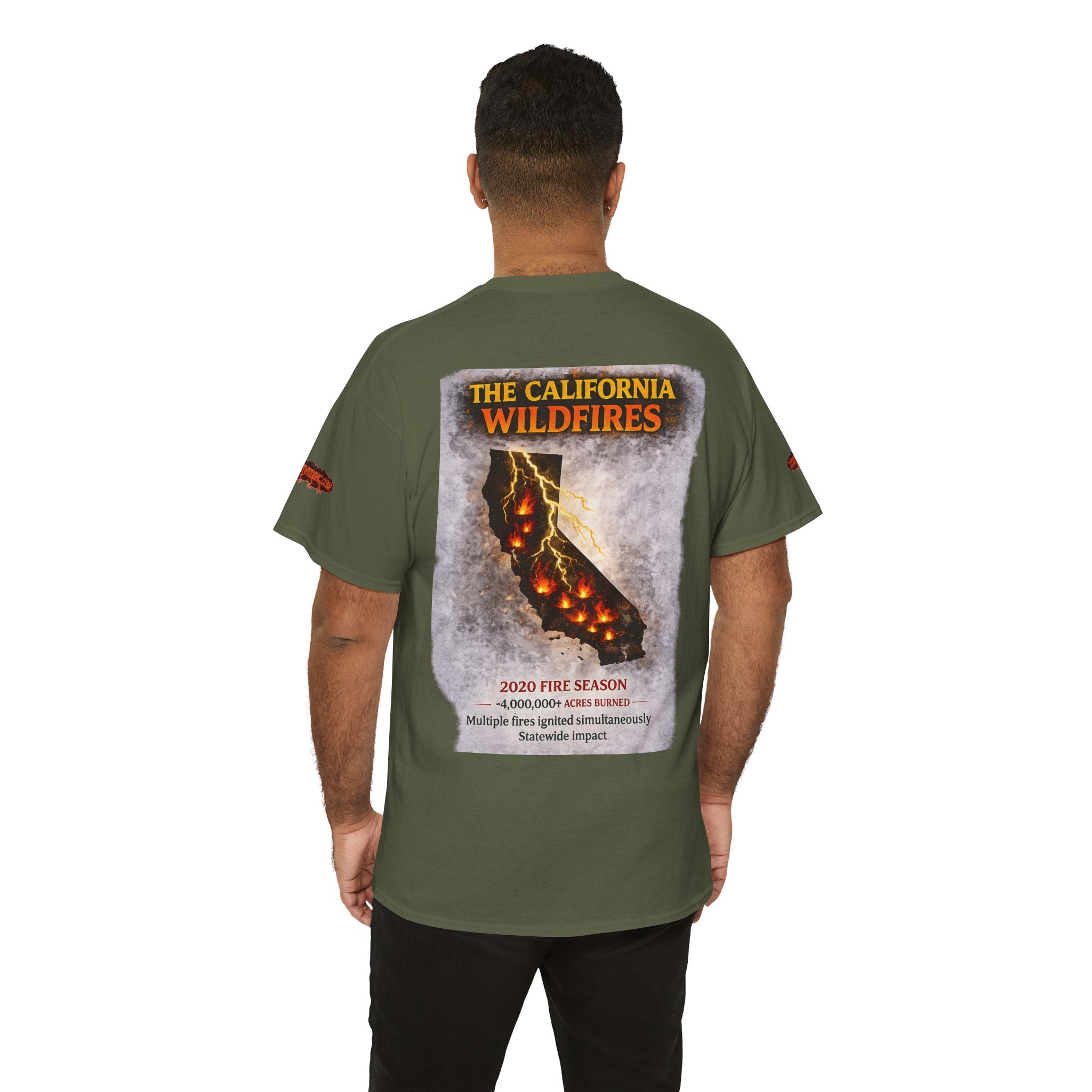I Survived 2020 — Director's Cut S2:E3 "The California Wildfires" | Wildfire Edition Memorial Unisex Heavy Cotton Tee (SPECIAL EDITION)