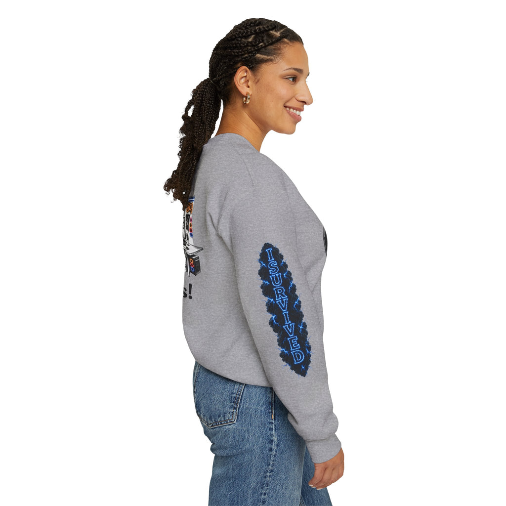 I Survived 2020 — Director's Cut S3:E4 "Working From Home" | Mid-Season Finale Pt. 1 | Lockdown Edition Documentary Unisex Heavy Blend™ Crewneck Sweatshirt