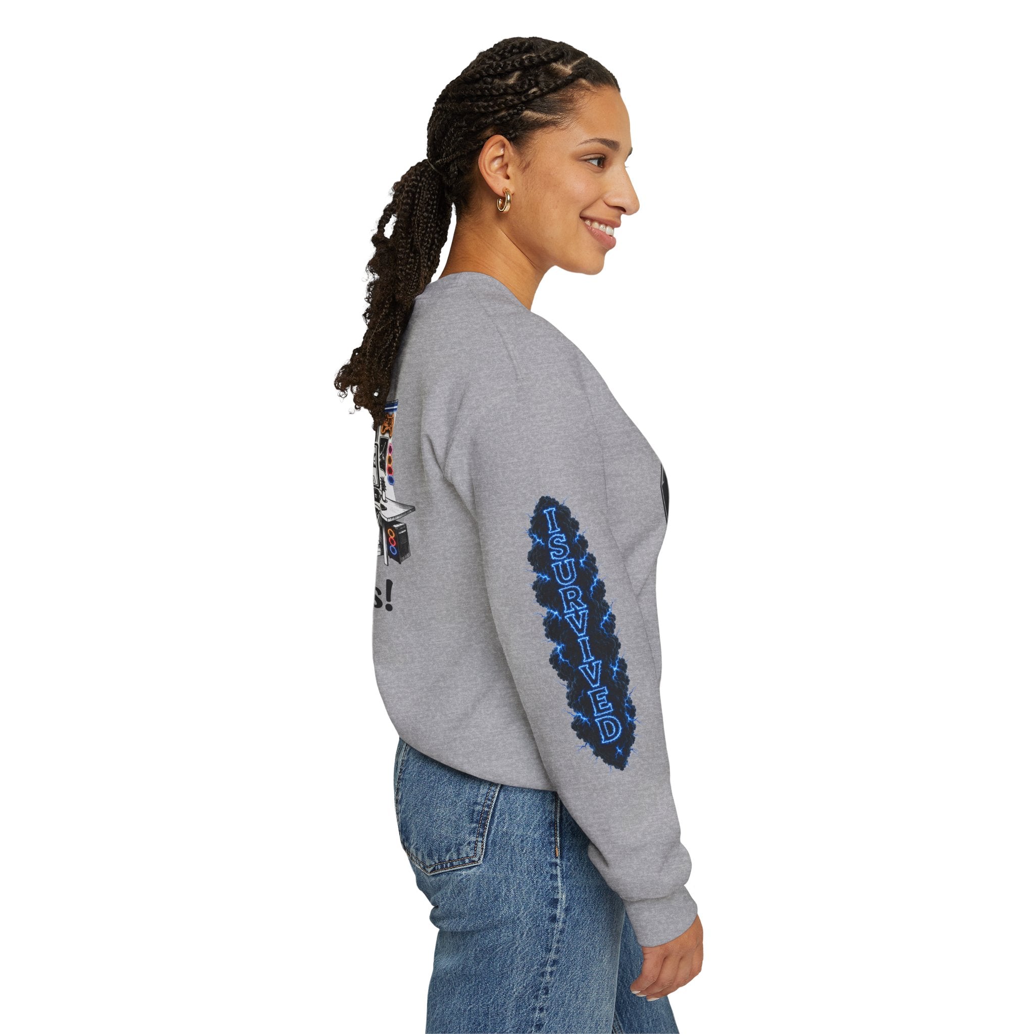 I Survived 2020 — Director's Cut S3:E4 "Working From Home" | Mid-Season Finale Pt. 1 | Lockdown Edition Documentary Unisex Heavy Blend™ Crewneck Sweatshirt