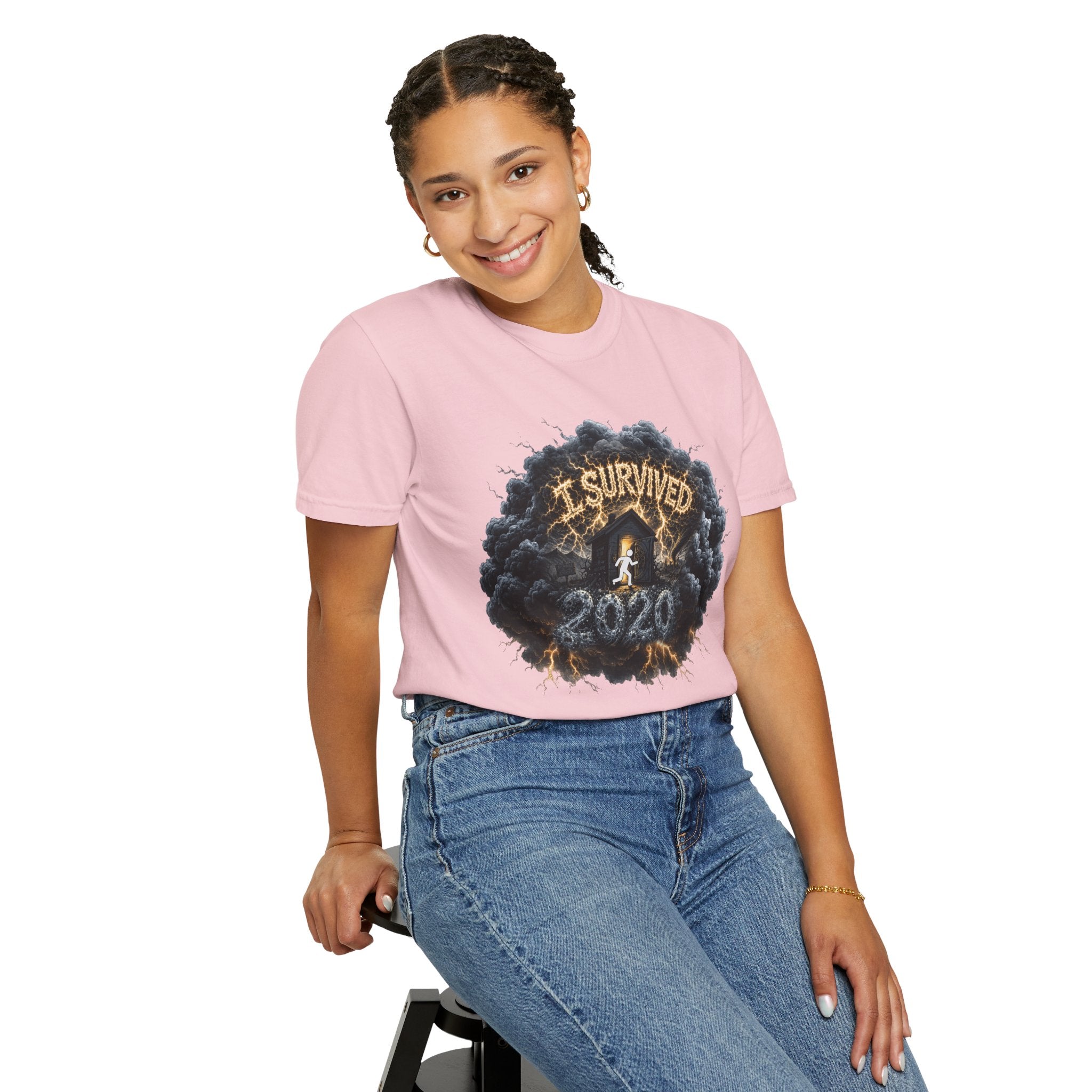 I Survived 2020 — Director's Cut Original Design Teaser Tee | Season 1 Premiere Drop Unisex Garment-Dyed T-shirt