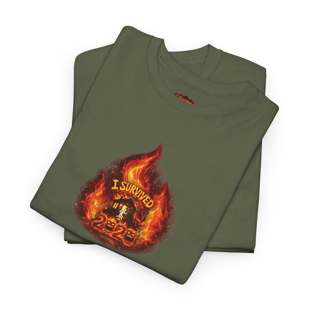 I Survived 2020 — WILDFIRES S2:E1: Director's Cut Special Edition "Berry Creek" Memorial Unisex Heavy Cotton Tee