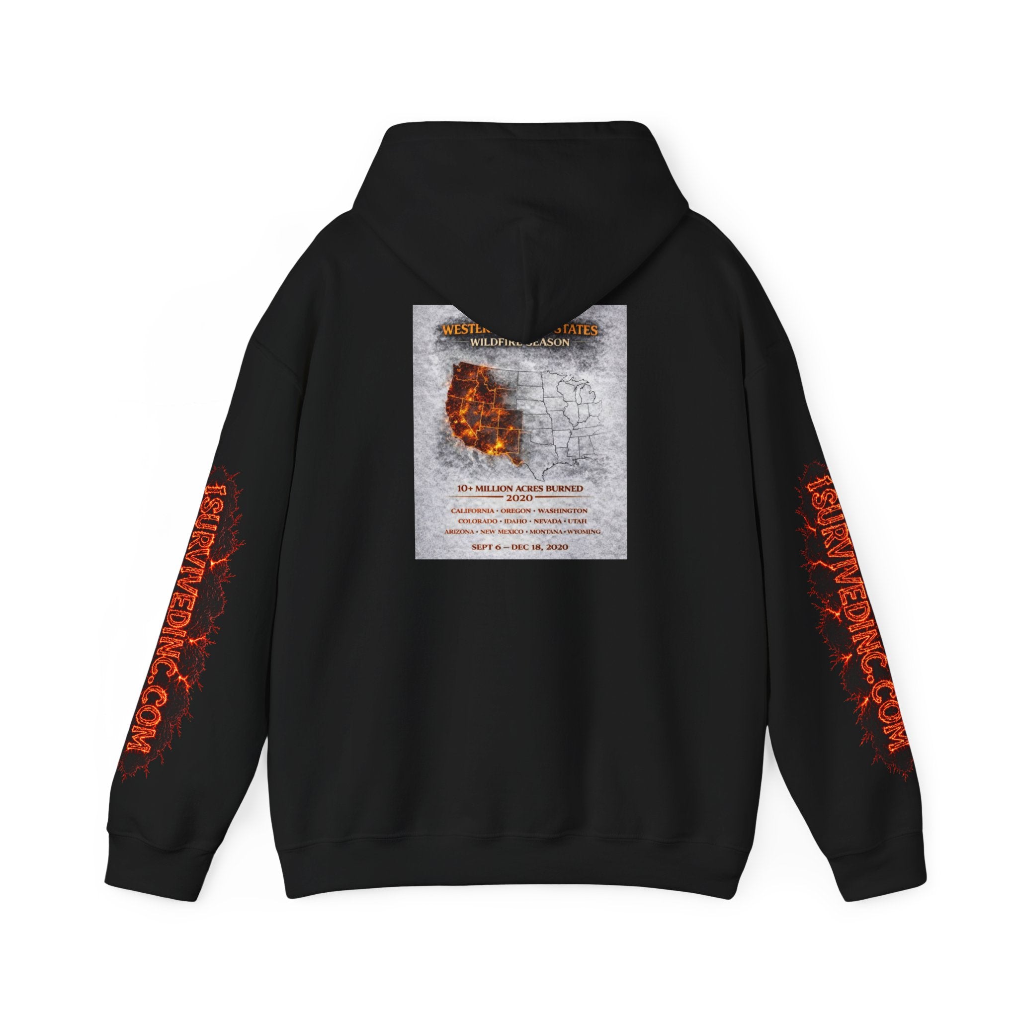 I Survived 2020 — S2:E4 "Western U.S. Wildfire Season" | Mid-Season Finale Pt. 1 | Wildfire Edition Memorial Hoodie Sweatshirt