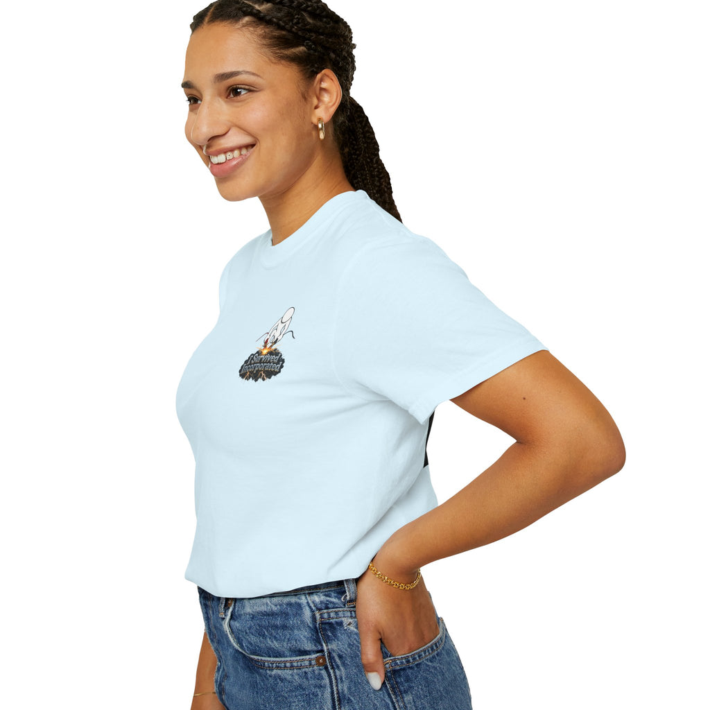 I Survived 2020 — "Please Stand By" Test Pattern Tee Summer Premier Unisex Garment-Dyed T-shirt