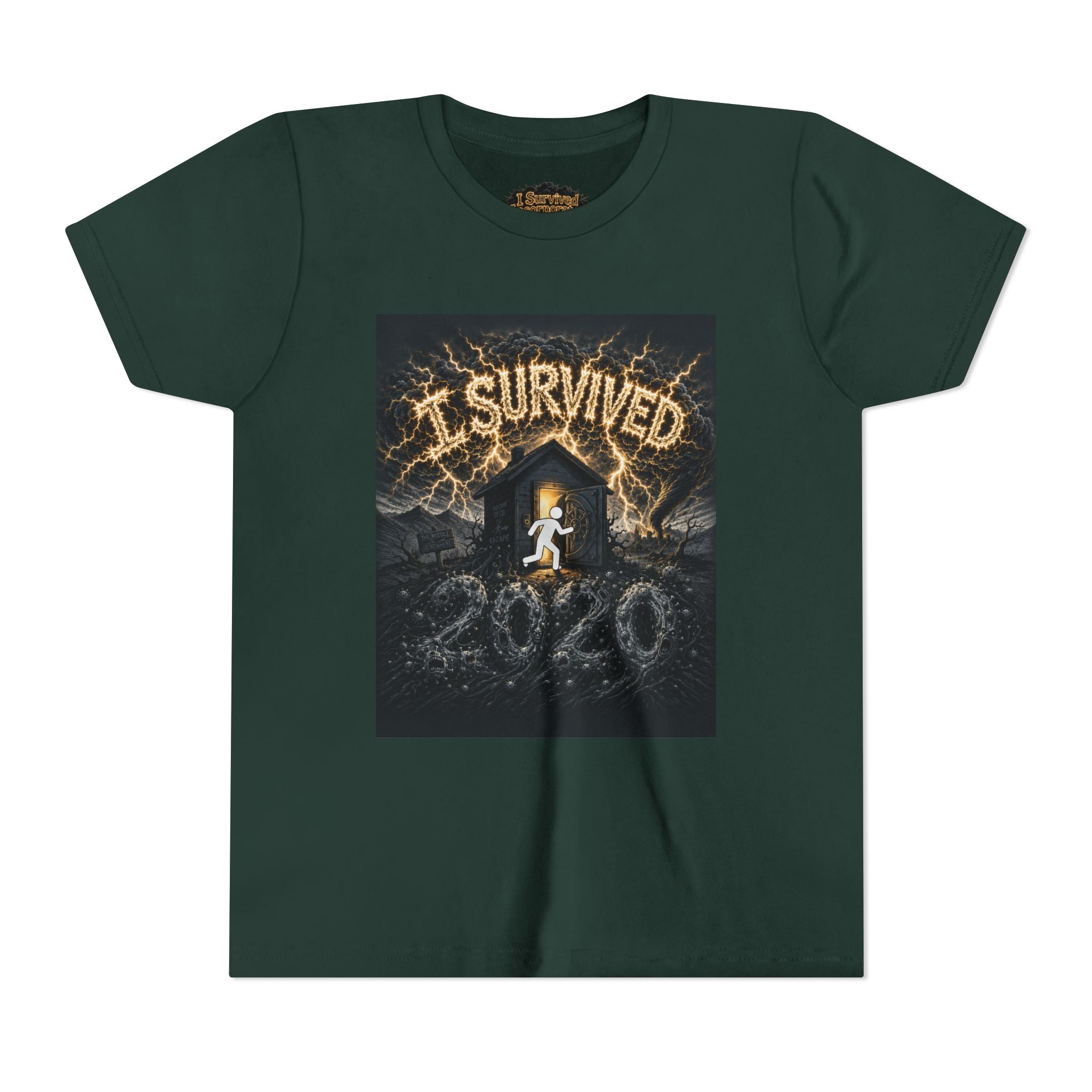 I Survived 2020 — Original Design Teaser Tee | Season 1 Premiere Drop Youth Short Sleeve Tee (SPECIAL EDITION)