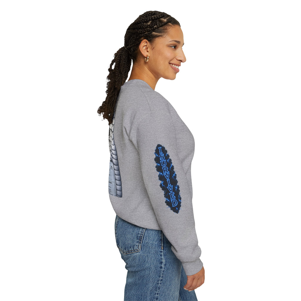 I Survived 2020 —  LOCKDOWN S3:E1: Director's Cut Special Edition "Quarantine" Unisex Heavy Blend™ Crewneck Sweatshirt