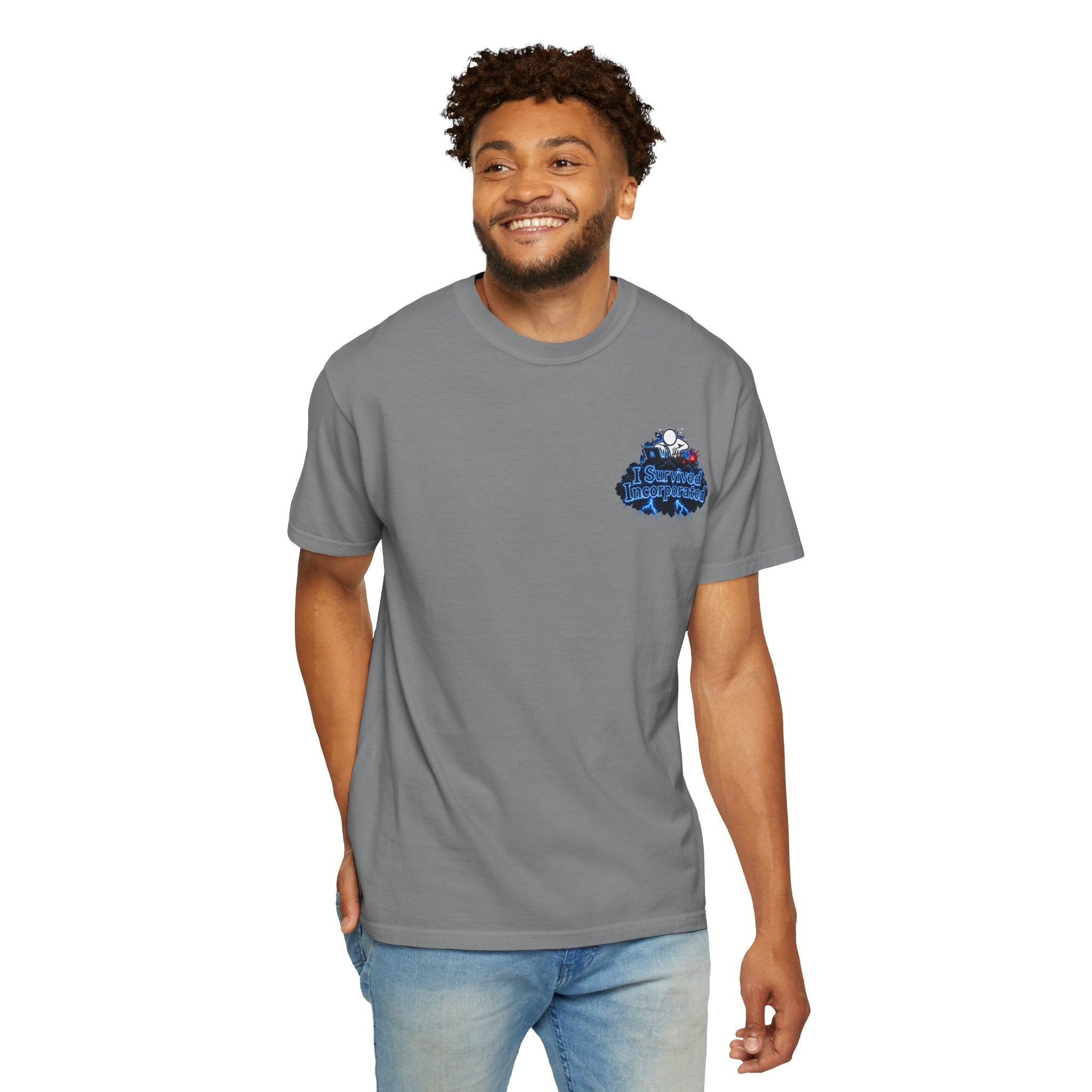 I Survived 2020 — "Please Stand By" Test Pattern Tee Lockdown Special Edition Summer Exclusive Unisex Garment-Dyed T-shirt
