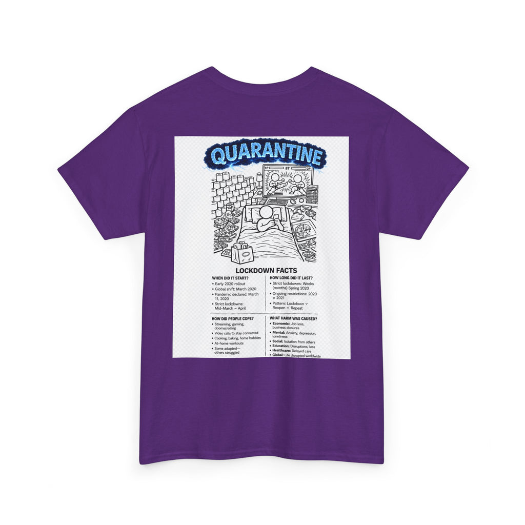 Copy of  I Survived 2020 — S3:E1 "Quarantine" | Lockdown Edition Documentary Unisex Heavy Cotton Tee