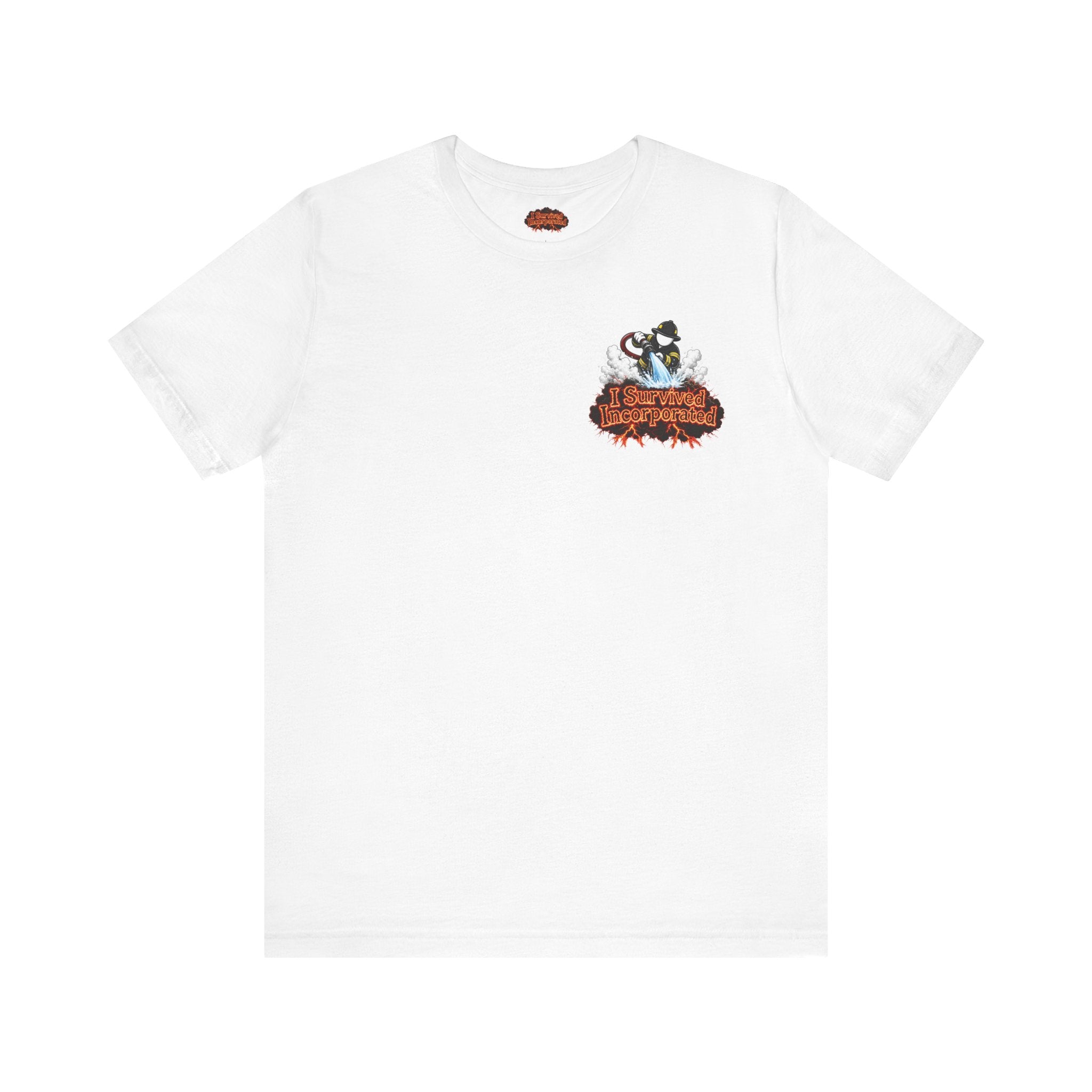 I Survived 2020 — "Please Stand By" Test Pattern Tee Wildfire Signal Edition Summer Premiere Unisex Jersey Short Sleeve Tee