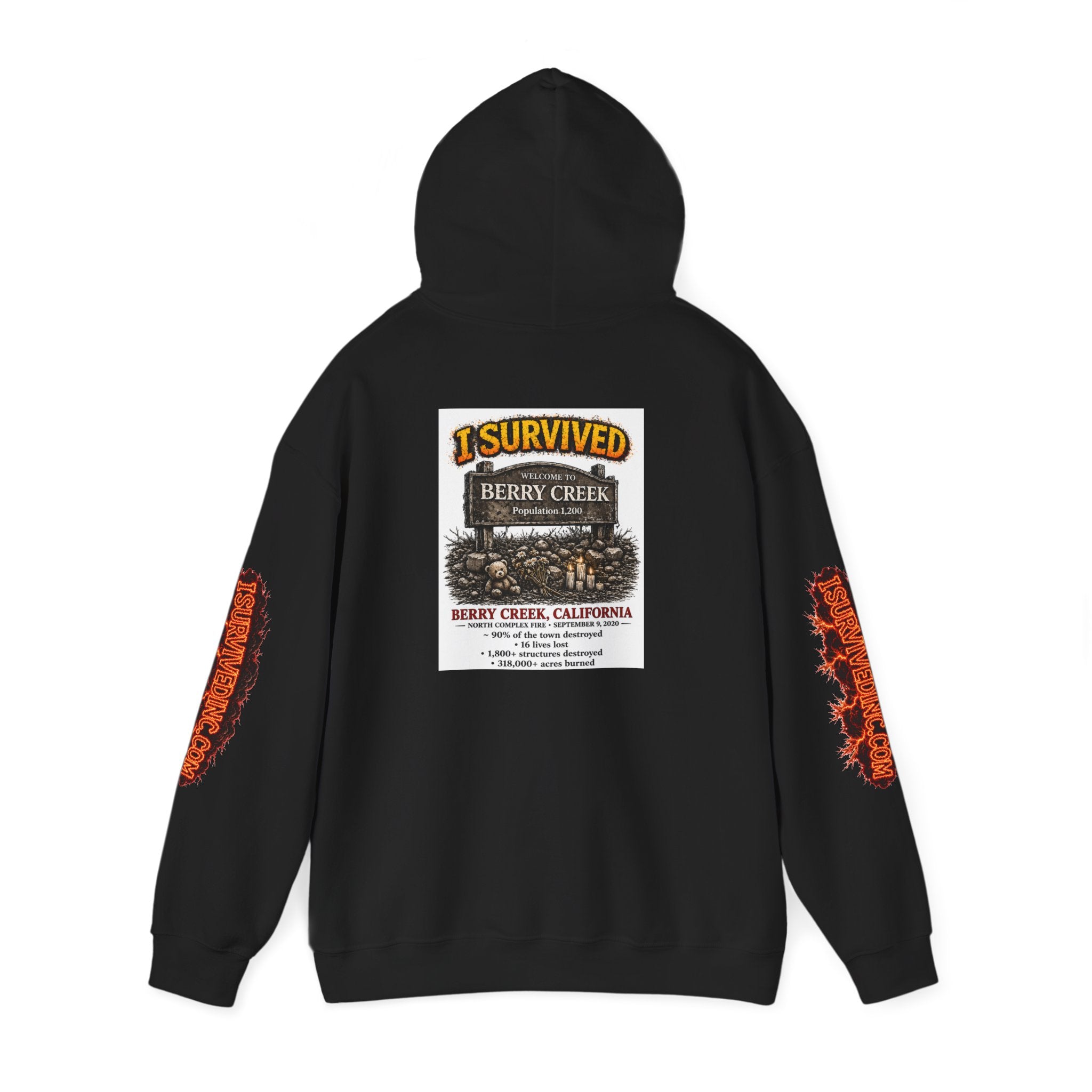I Survived 2020 — S2:E1 "Berry Creek" | Wildfire Edition Memorial Hoodie Sweatshirt
