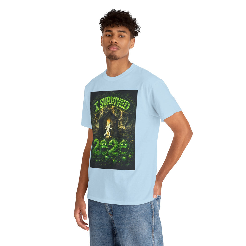 I Survived 2020 — S1:E1 "COVID-19: The Coronavirus" | Pandemic Edition Unisex Heavy Cotton Tee