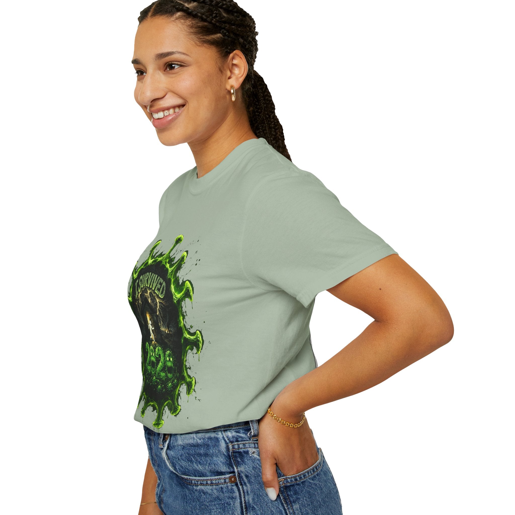 I Survived 2020 — Director's Cut S1:E5 "Delivery Doomsday" | Pandemic Edition Unisex Garment-Dyed T-shirt