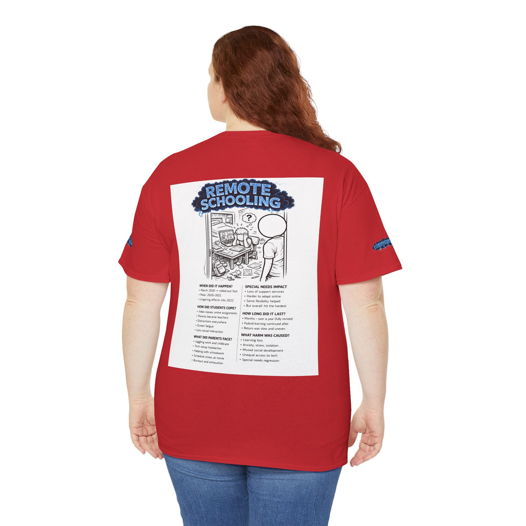 I Survived 2020 — S3:E3 "Remote Schooling" | Lockdown Edition Documentary Unisex Heavy Cotton Tee (SPECIAL EDITION)