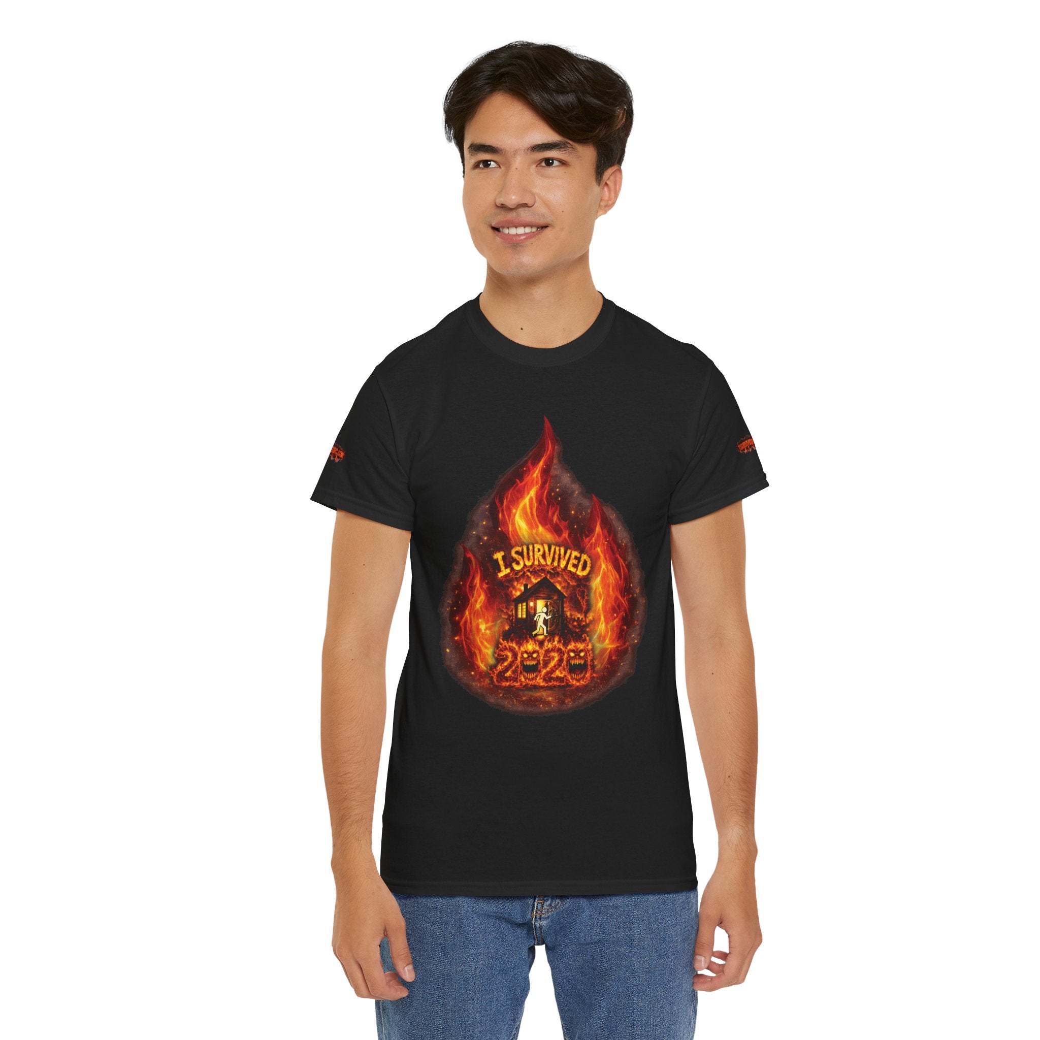 I Survived 2020 — Director's Cut S2:E3 "The California Wildfires" | Wildfire Edition Memorial Unisex Heavy Cotton Tee (SPECIAL EDITION)