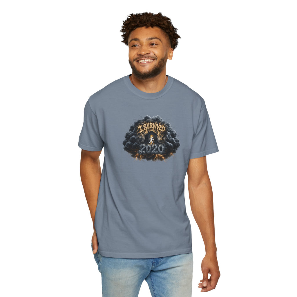 I Survived 2020 — Original PILOT Design: Director's Cut Unisex Garment-Dyed T-shirt