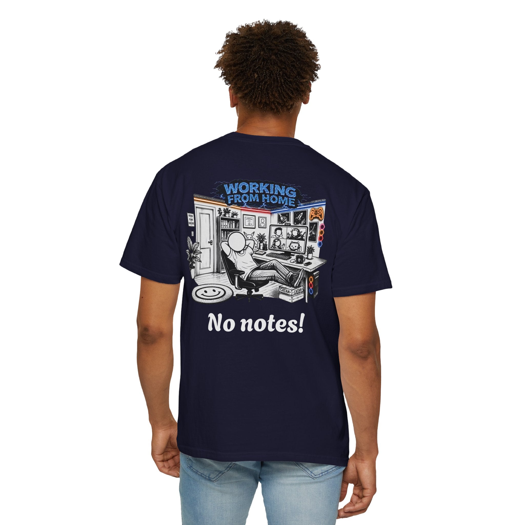 I Survived 2020 — LOCKDOWN S3:E4: "Working From Home" Unisex Garment-Dyed T-shirt